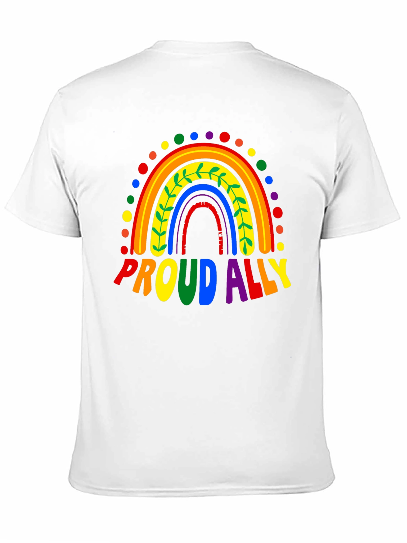 Proud Ally Rainbow LGBTQ+ Pride T-Shirt