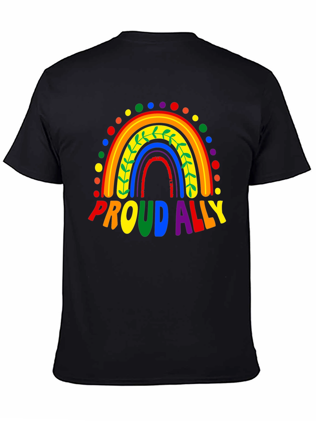 Proud Ally Rainbow LGBTQ+ Pride T-Shirt