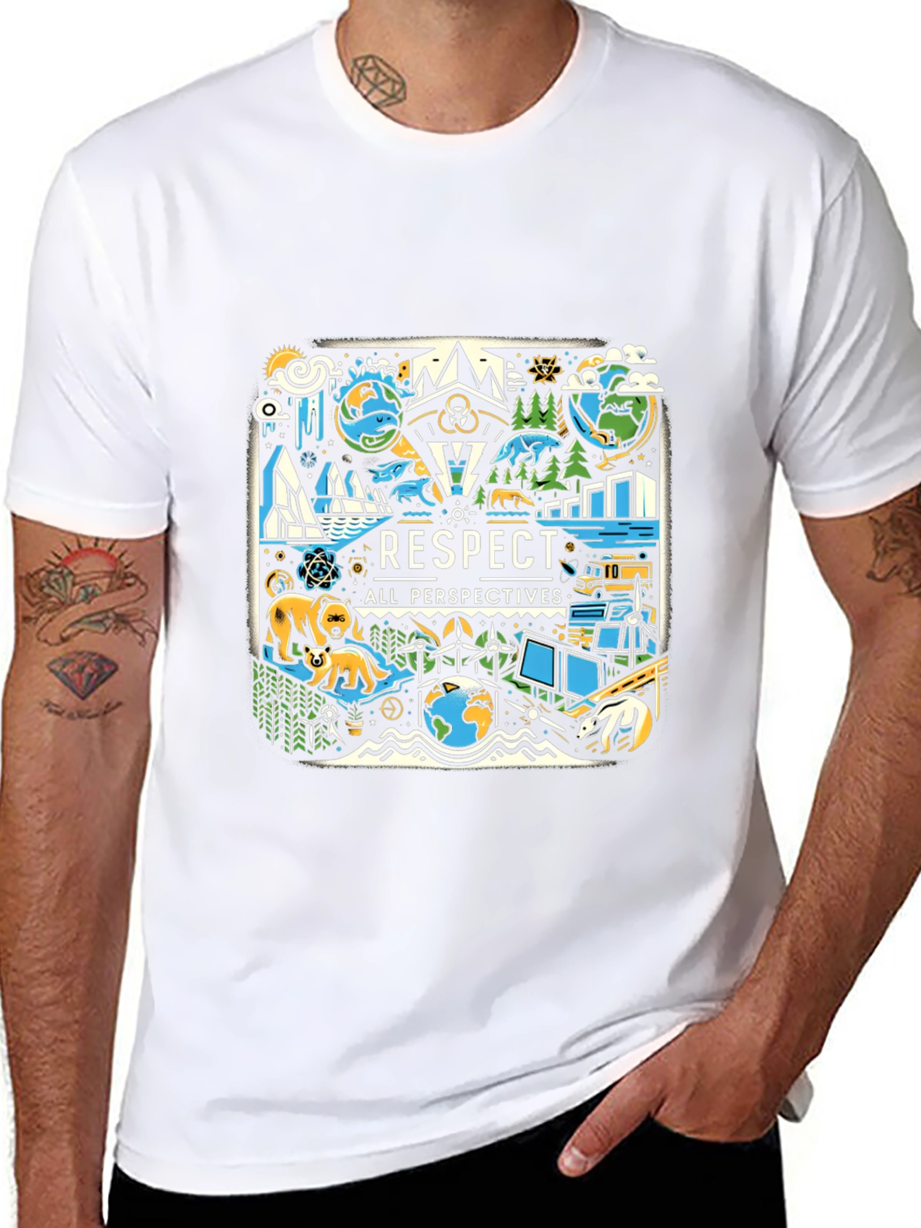 Respect All Perspectives Graphic Tee