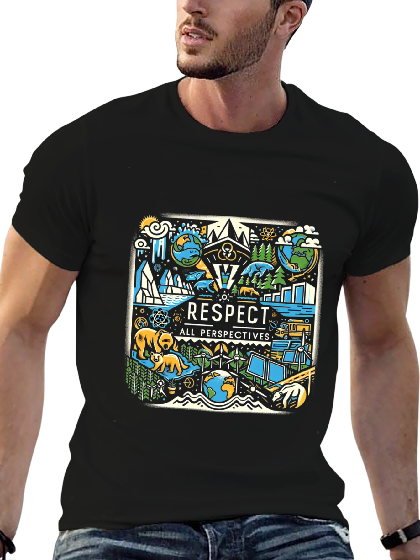 Respect All Perspectives Graphic Tee