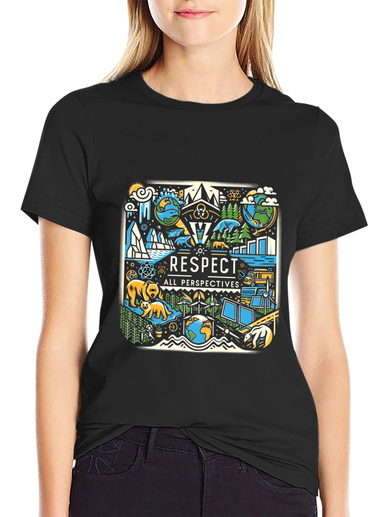 Respect All Perspectives Graphic Tee