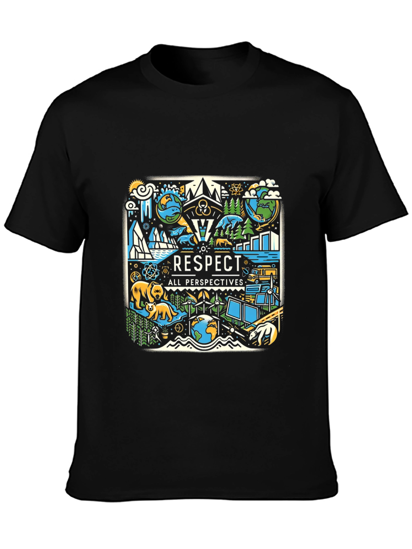 Respect All Perspectives Graphic Tee