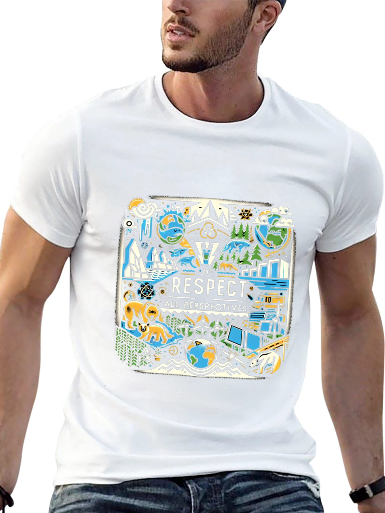 Respect All Perspectives Graphic Tee