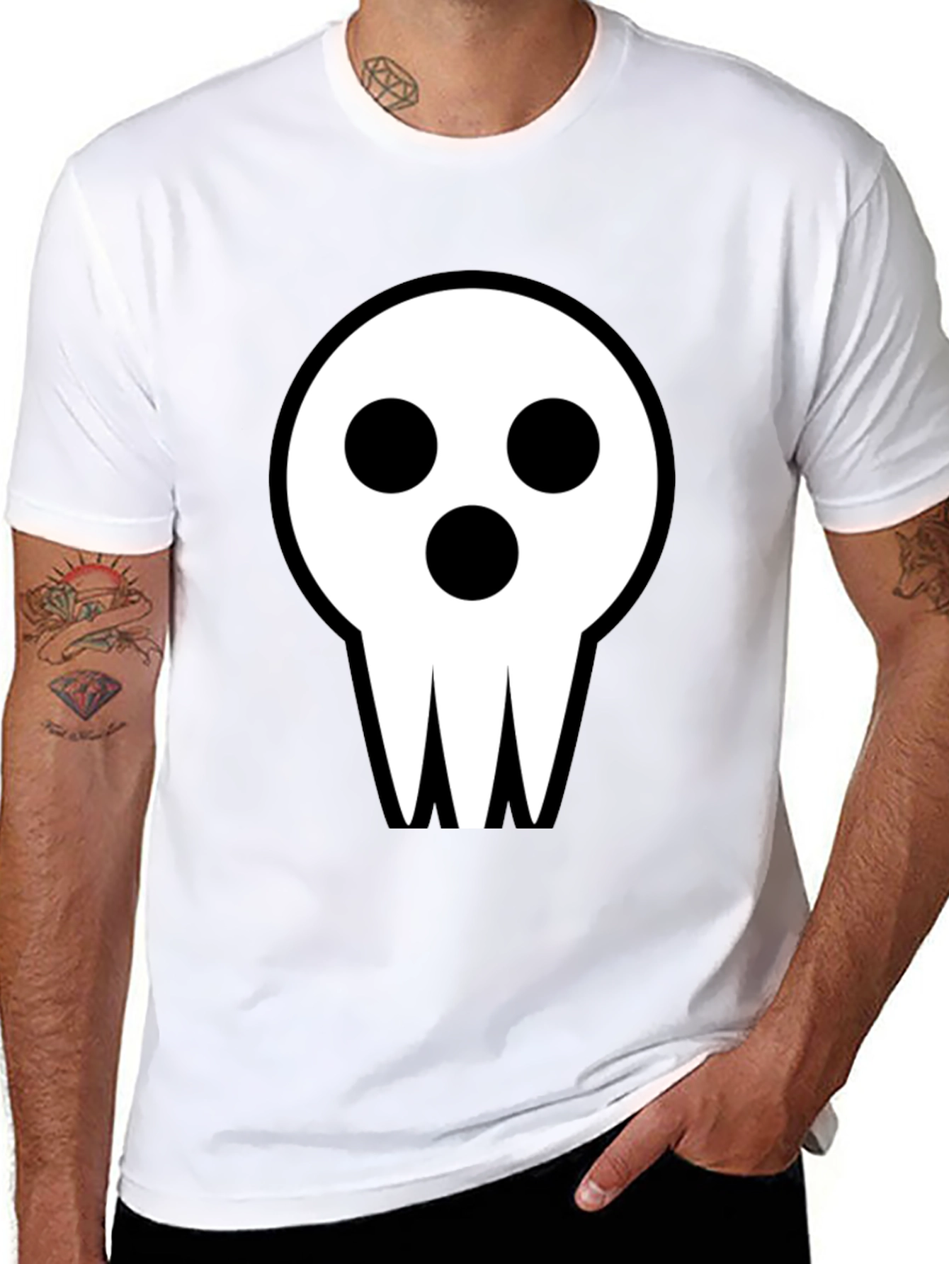 Skull Graphic Black T-Shirt