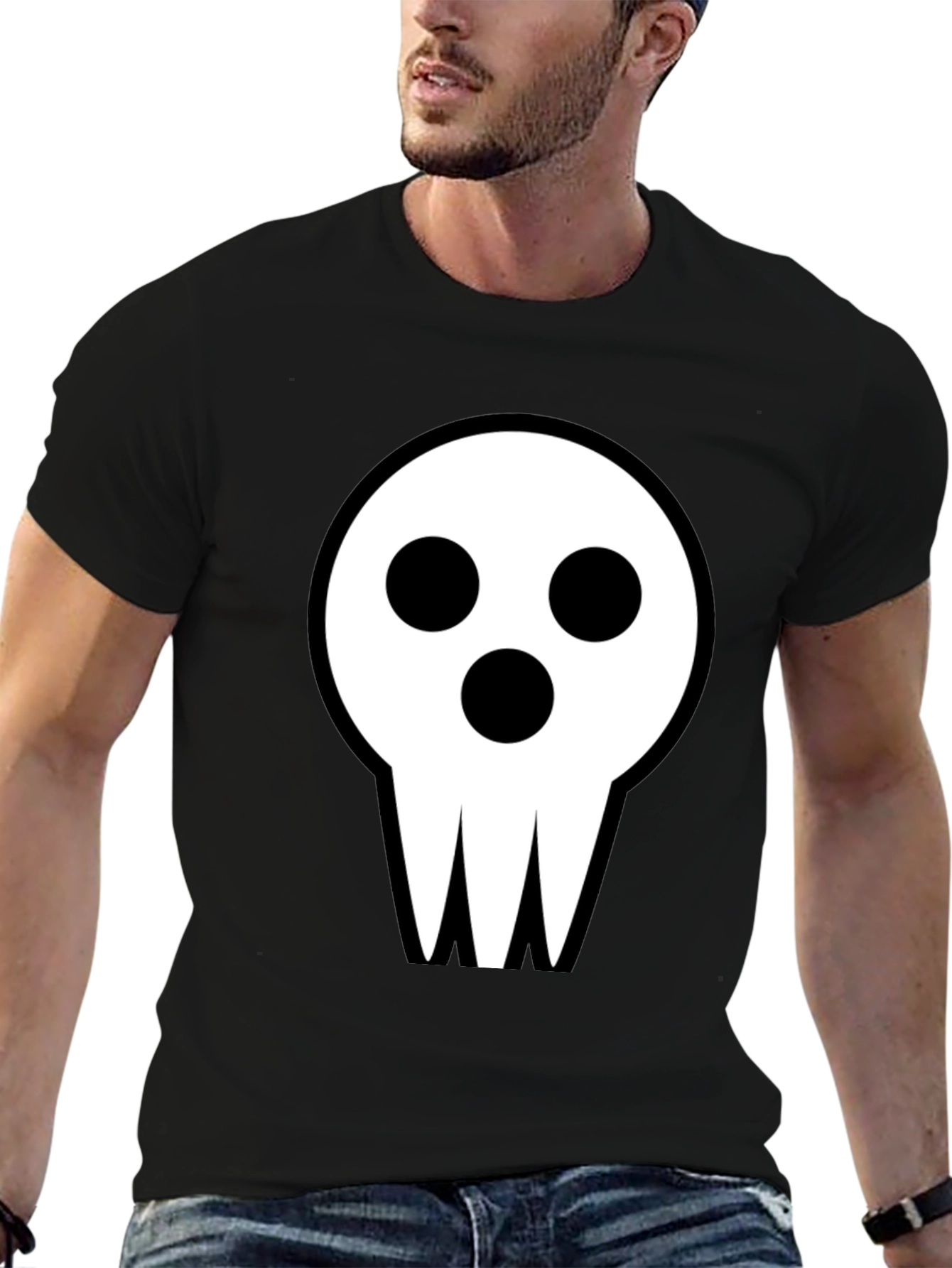 Skull Graphic Black T-Shirt