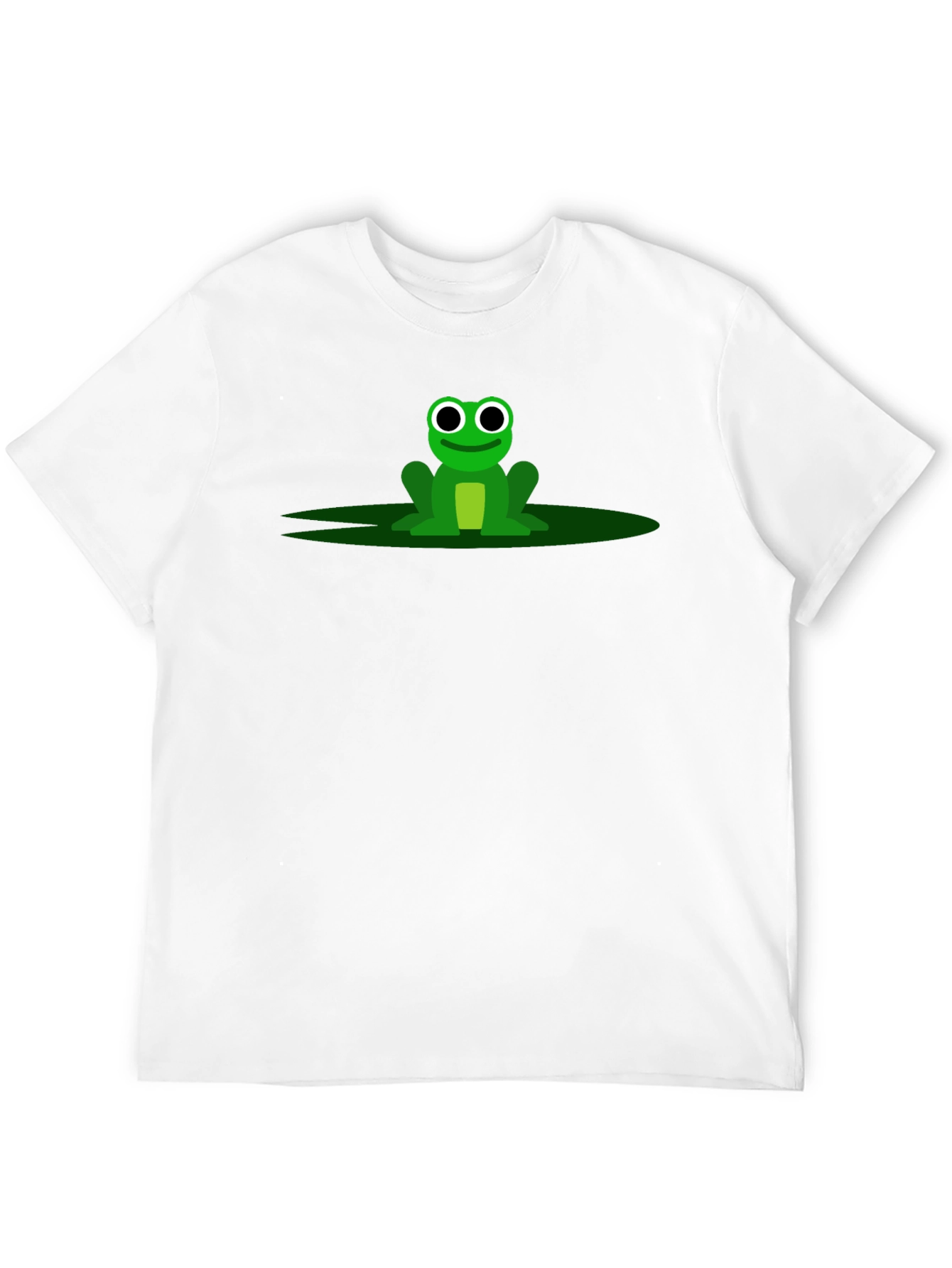 Frog Graphic Tee - Black Cotton T-Shirt