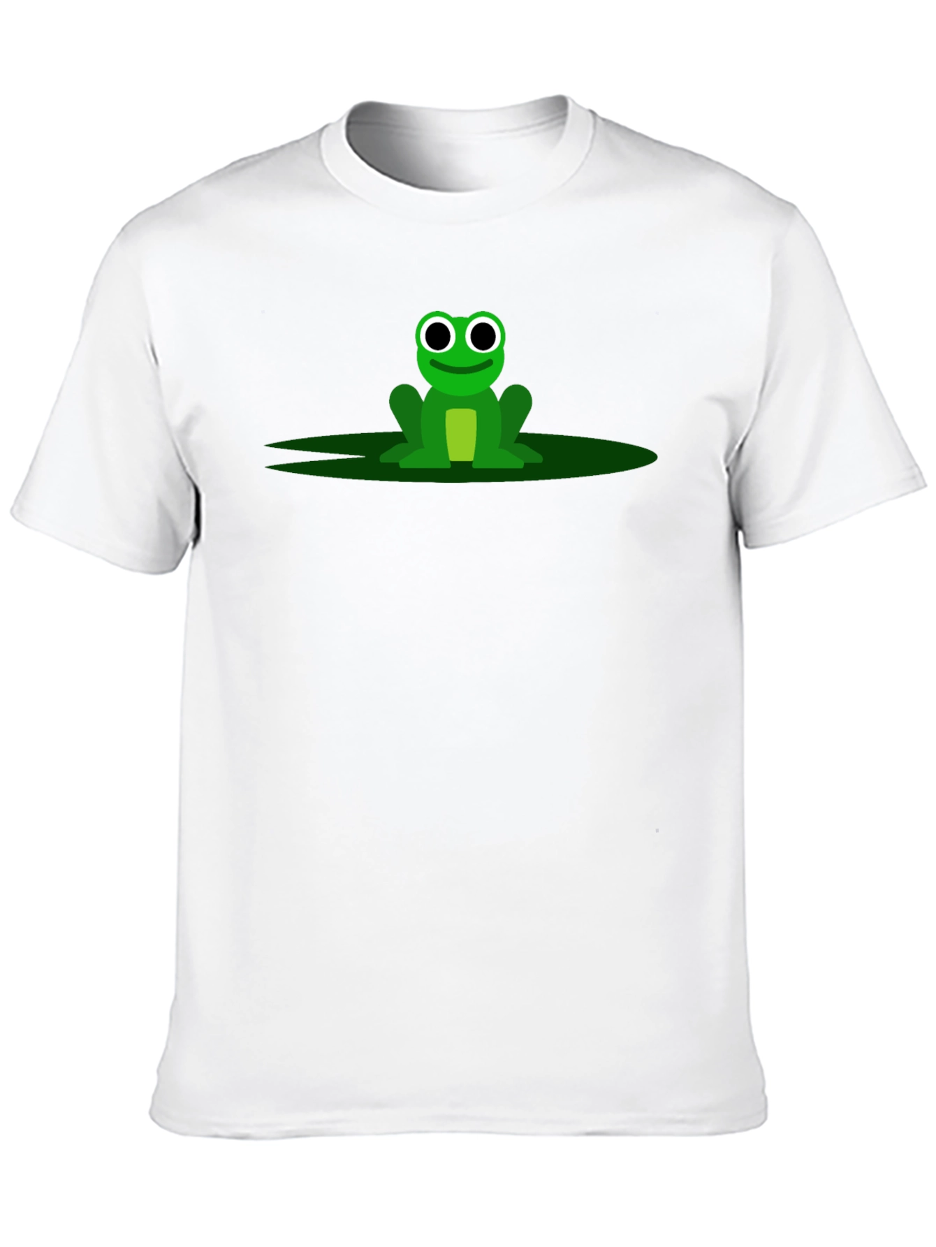 Frog Graphic Tee - Black Cotton T-Shirt