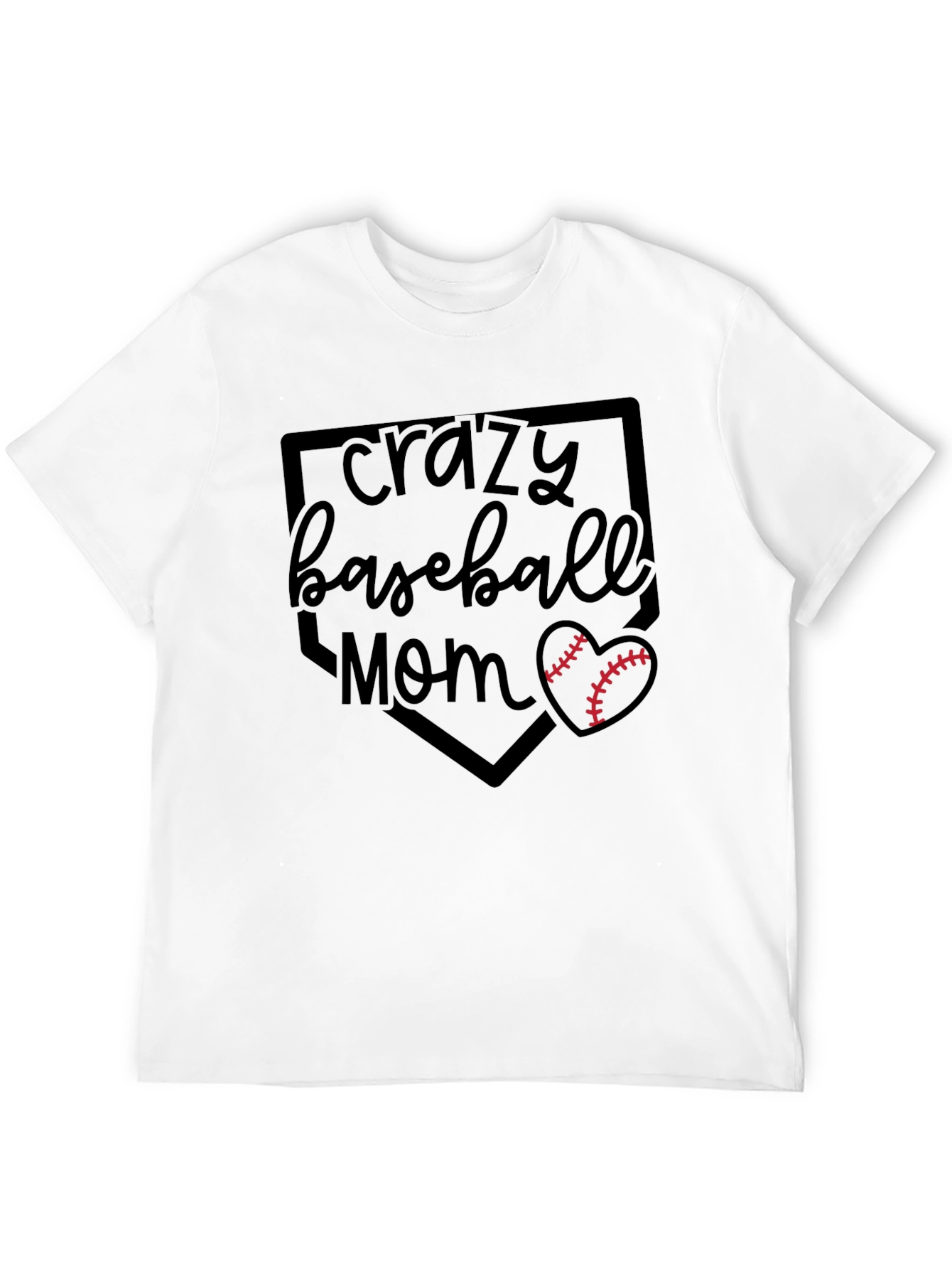 Crazy Baseball Mom T-Shirt