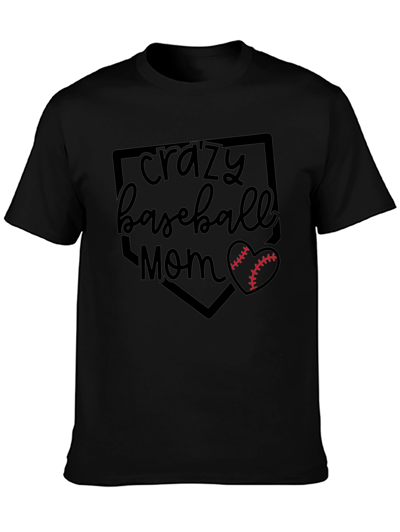 Crazy Baseball Mom T-Shirt