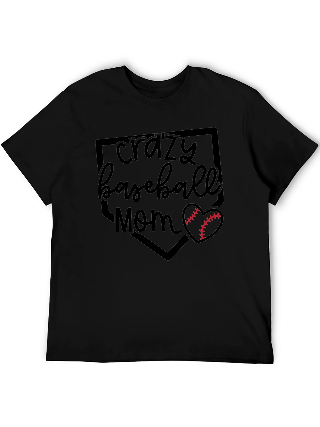 Crazy Baseball Mom T-Shirt