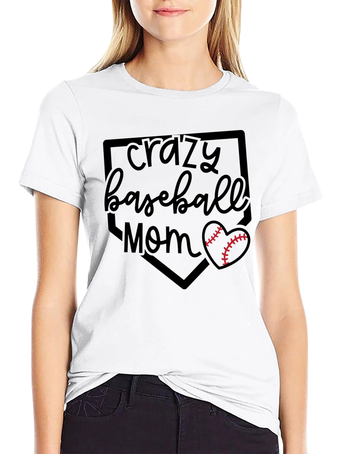 Crazy Baseball Mom T-Shirt