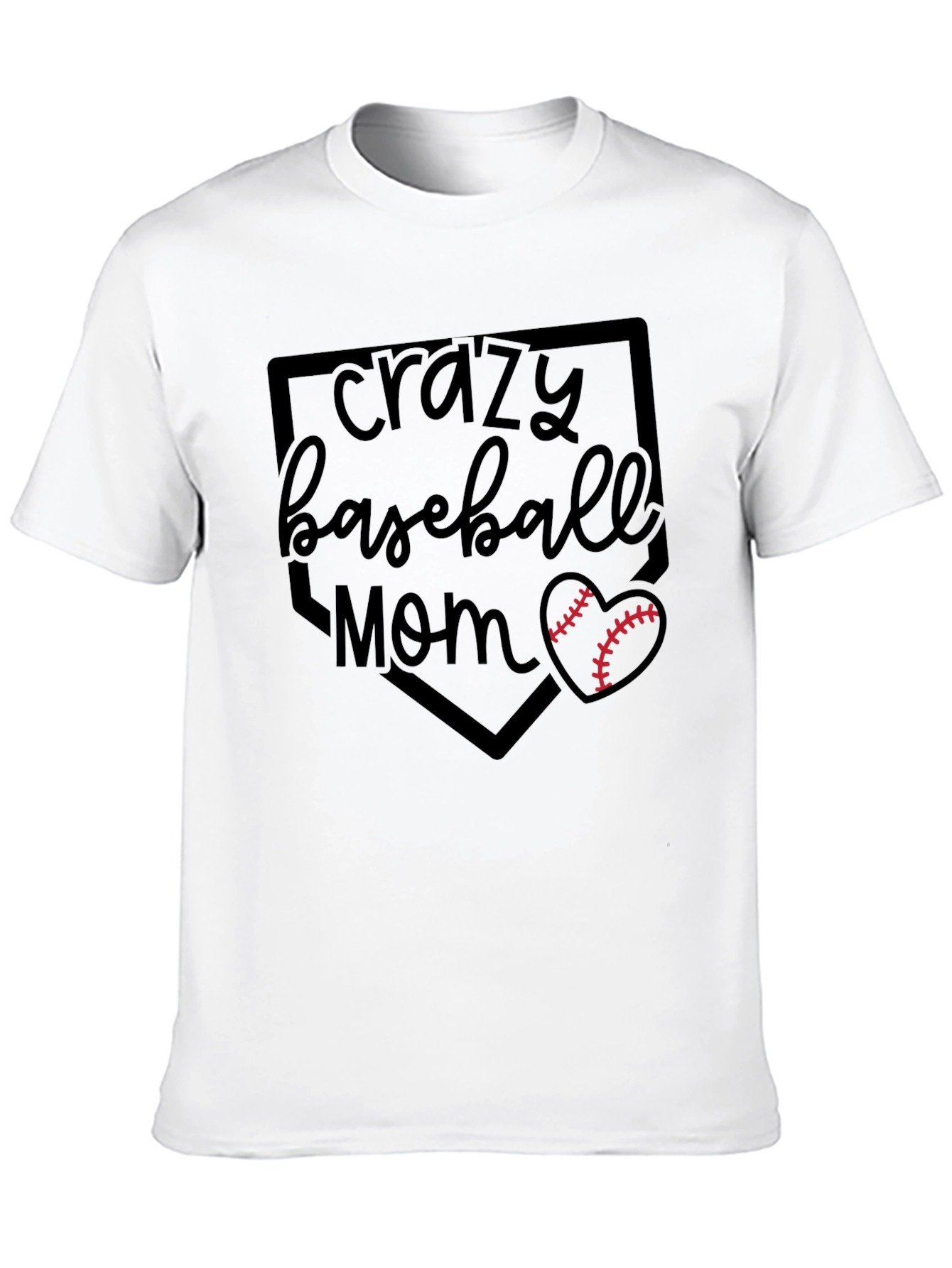 Crazy Baseball Mom T-Shirt