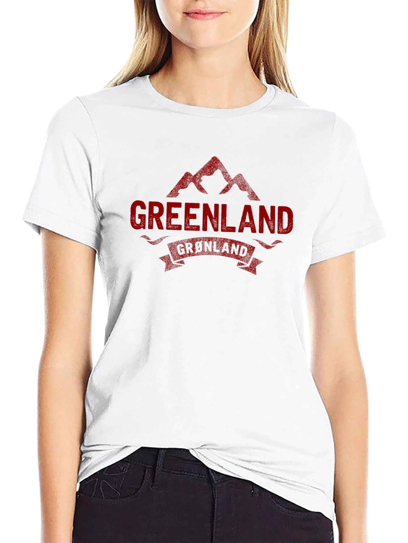 Greenland Graphic Tee - Mountain Design