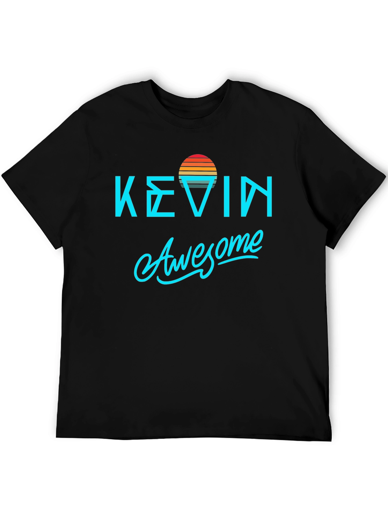 Kevin Awesome Retro Style Graphic T-Shirt