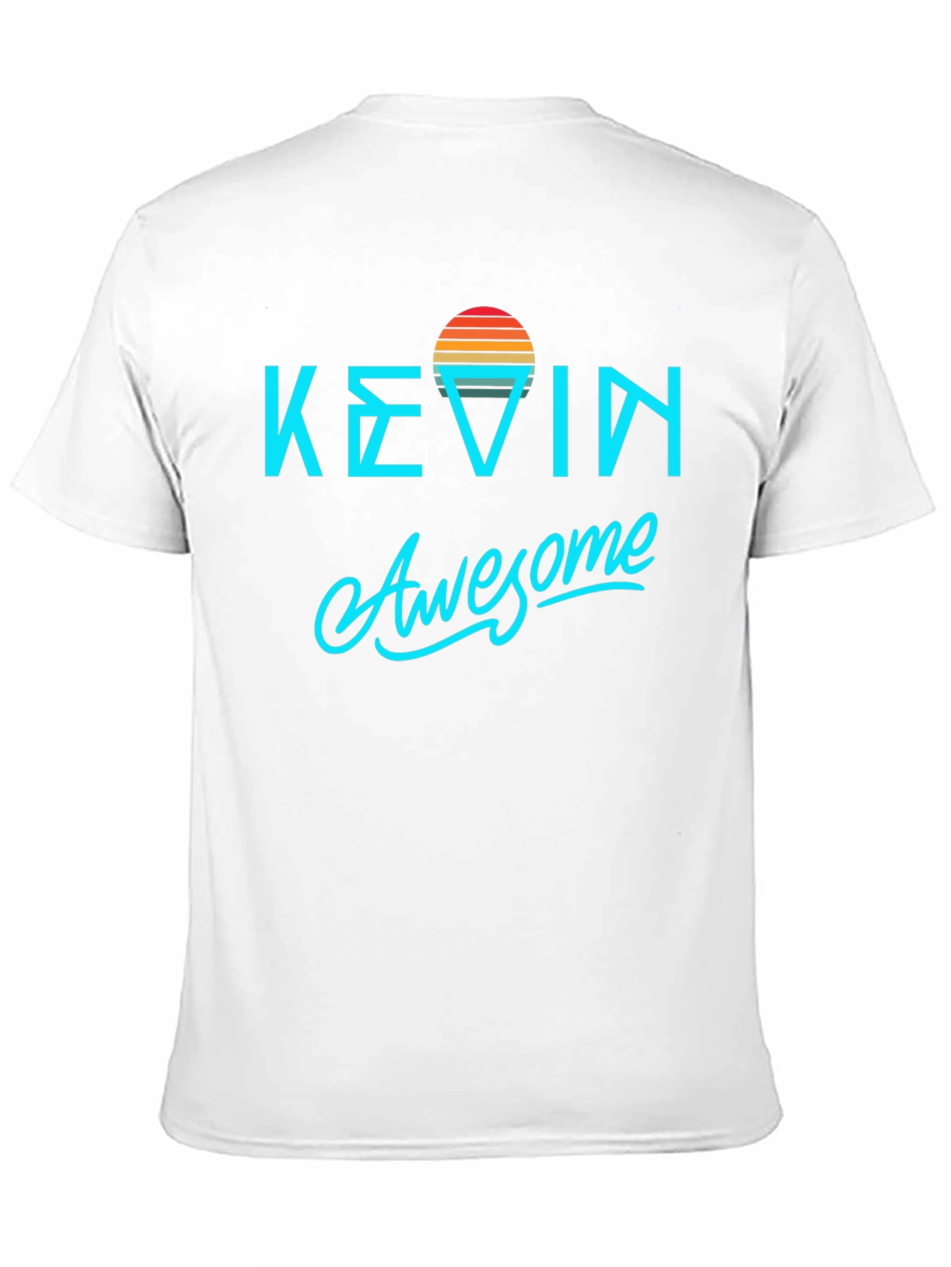 Kevin Awesome Retro Style Graphic T-Shirt