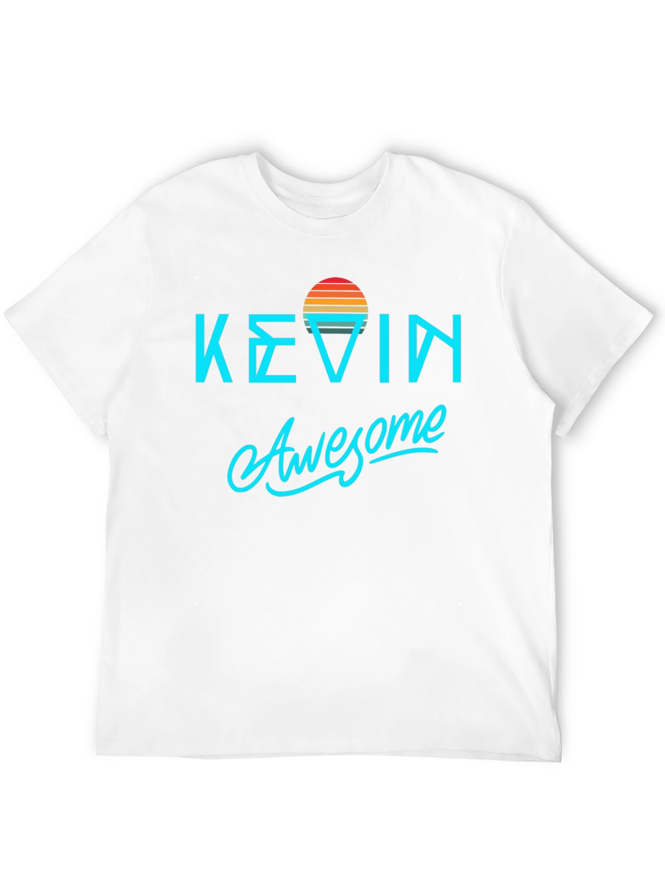 Kevin Awesome Retro Style Graphic T-Shirt