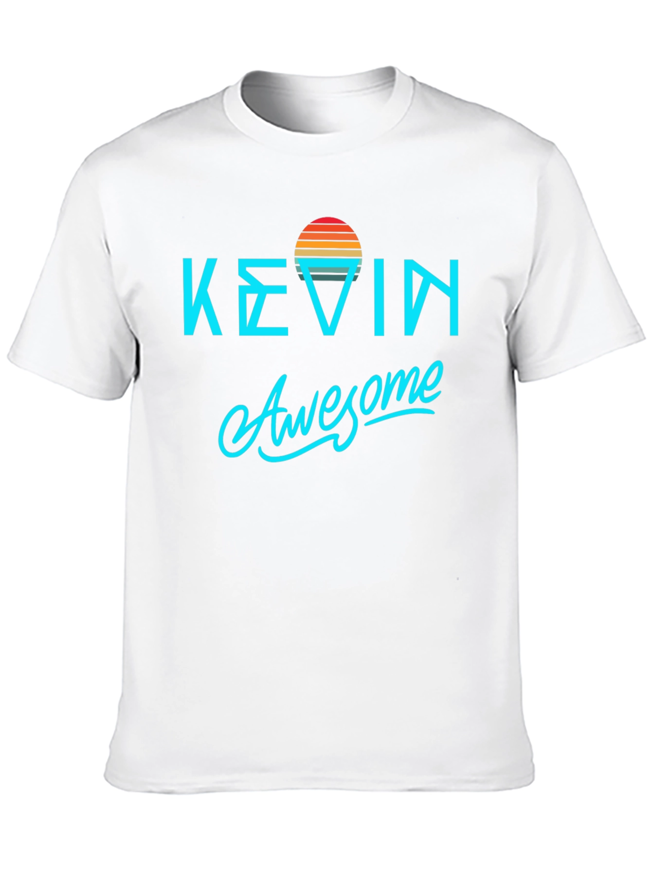 Kevin Awesome Retro Style Graphic T-Shirt
