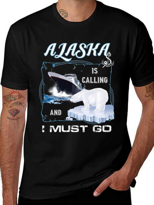 Alaska Cruise T-Shirt - Polar Bear Design