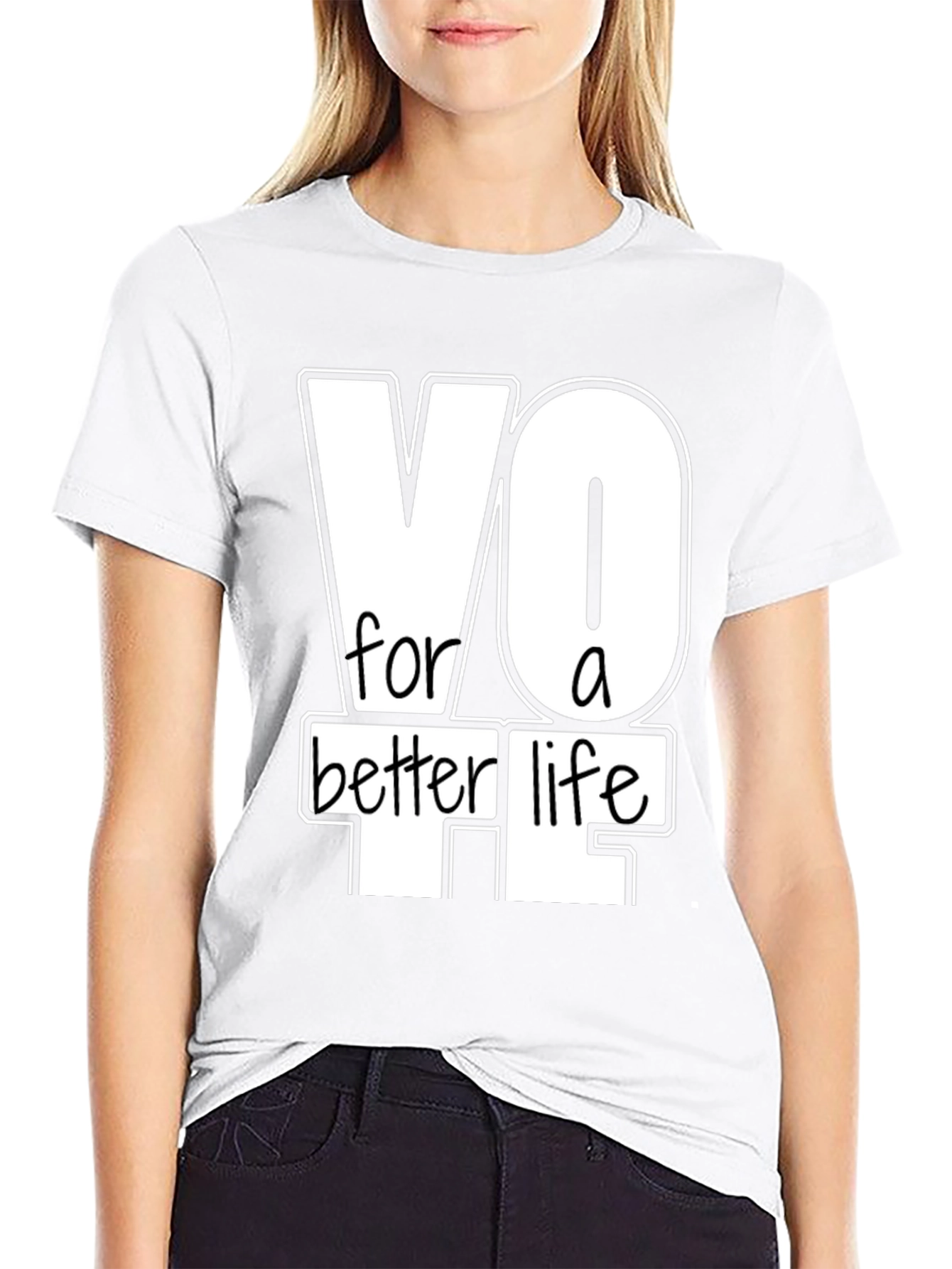 Vote For A Better Life Graphic T-Shirt