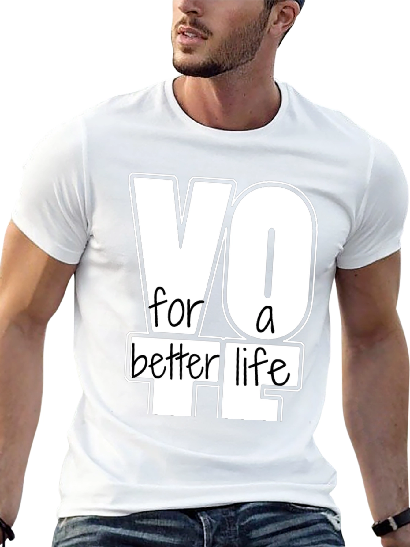 Vote For A Better Life Graphic T-Shirt