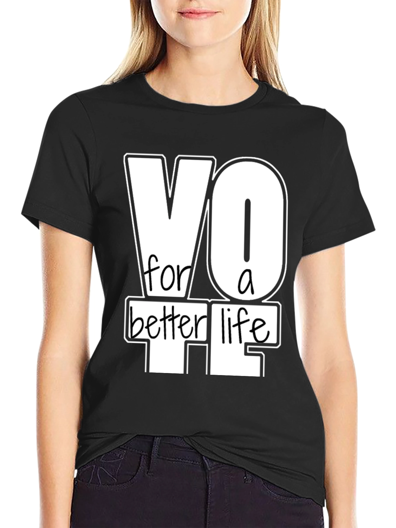 Vote For A Better Life Graphic T-Shirt