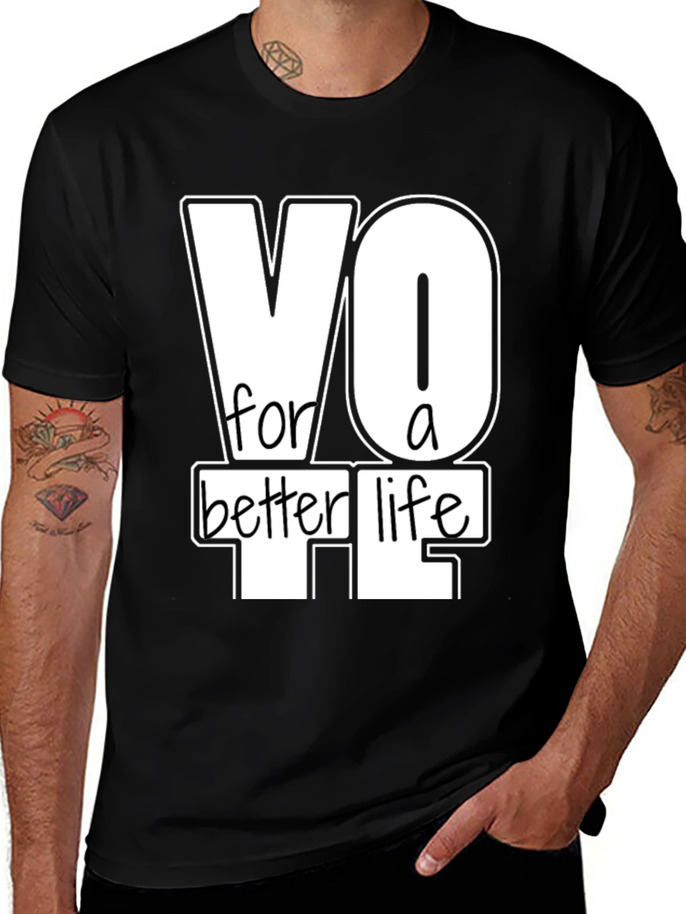Vote For A Better Life Graphic T-Shirt