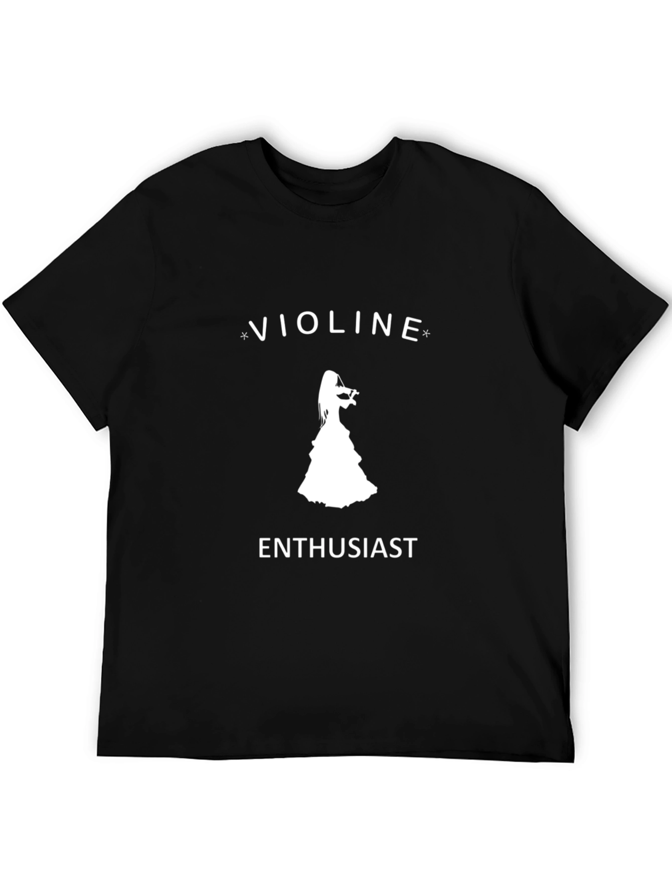 Violin Enthusiast Black T-Shirt