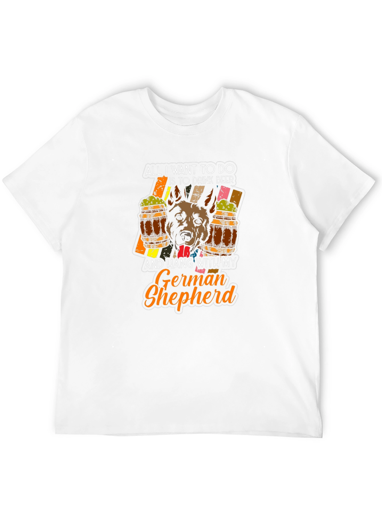 German Shepherd Beer Lover T-Shirt