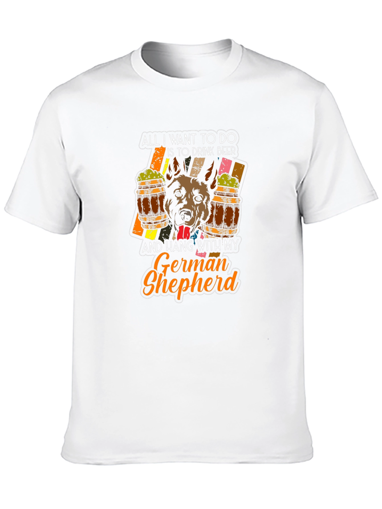 German Shepherd Beer Lover T-Shirt