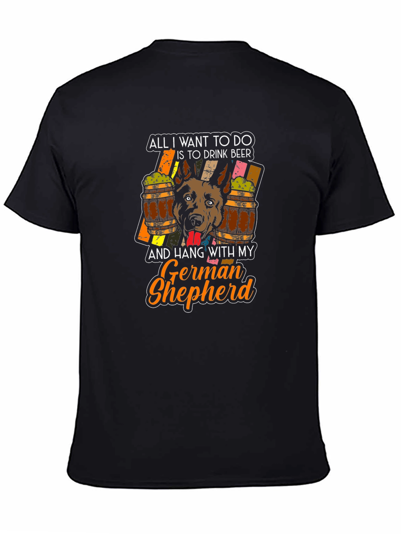 German Shepherd Beer Lover T-Shirt