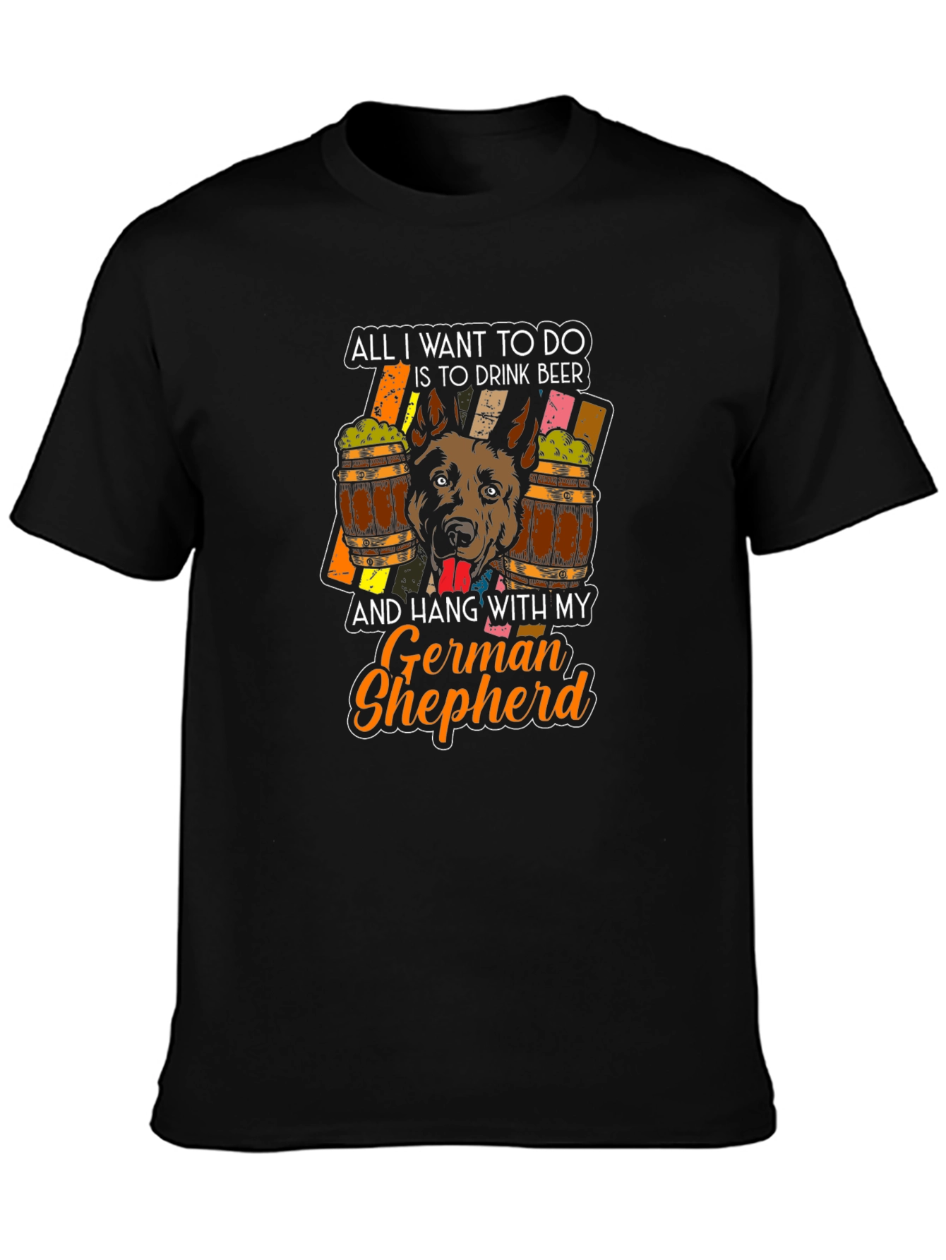 German Shepherd Beer Lover T-Shirt