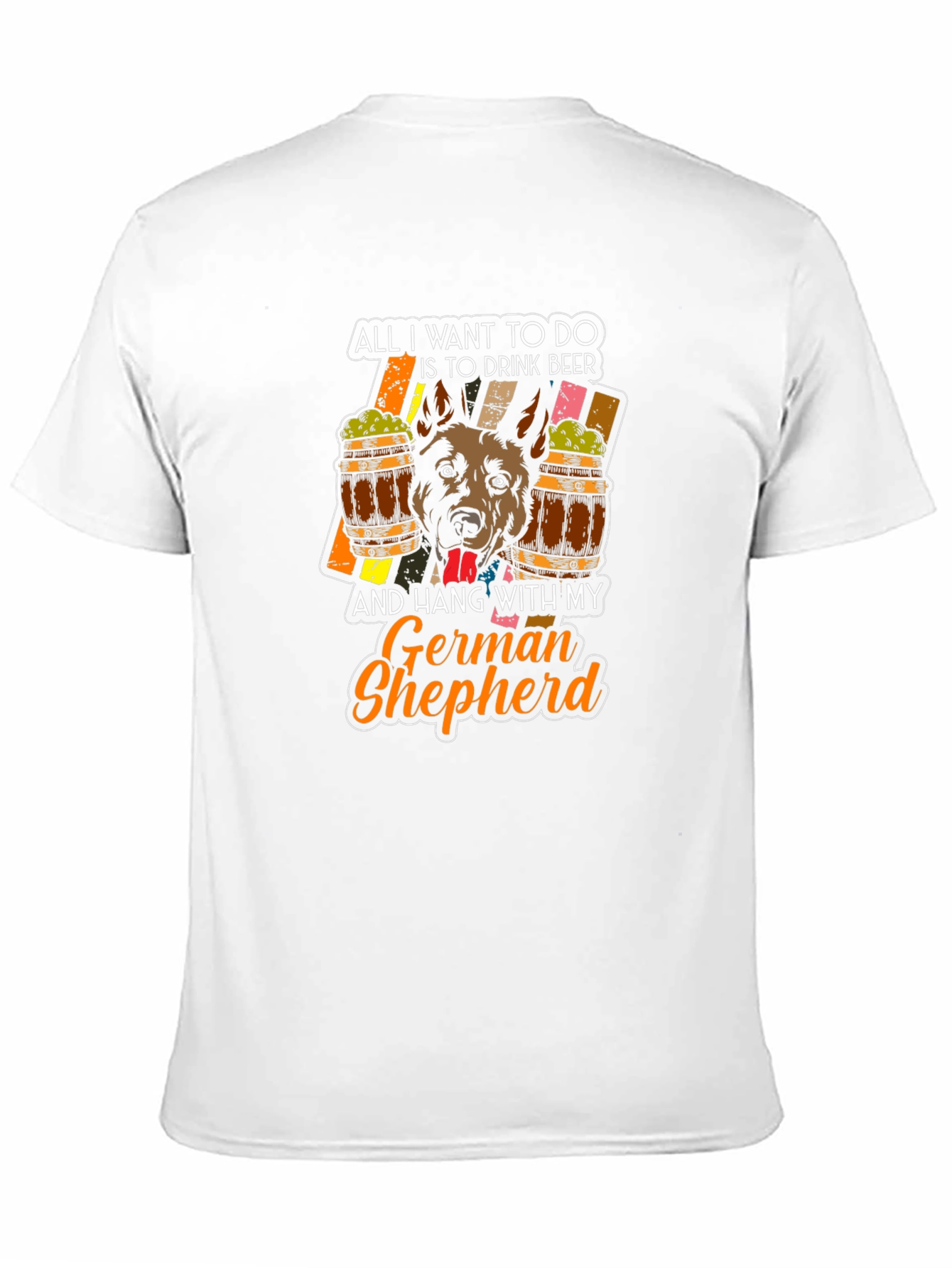 German Shepherd Beer Lover T-Shirt