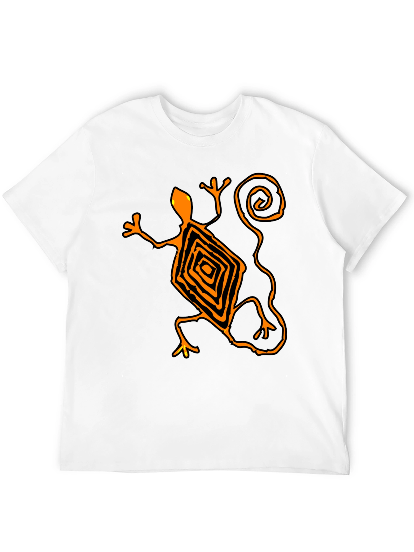Lizard Graphic Tee - Mens Black T-Shirt