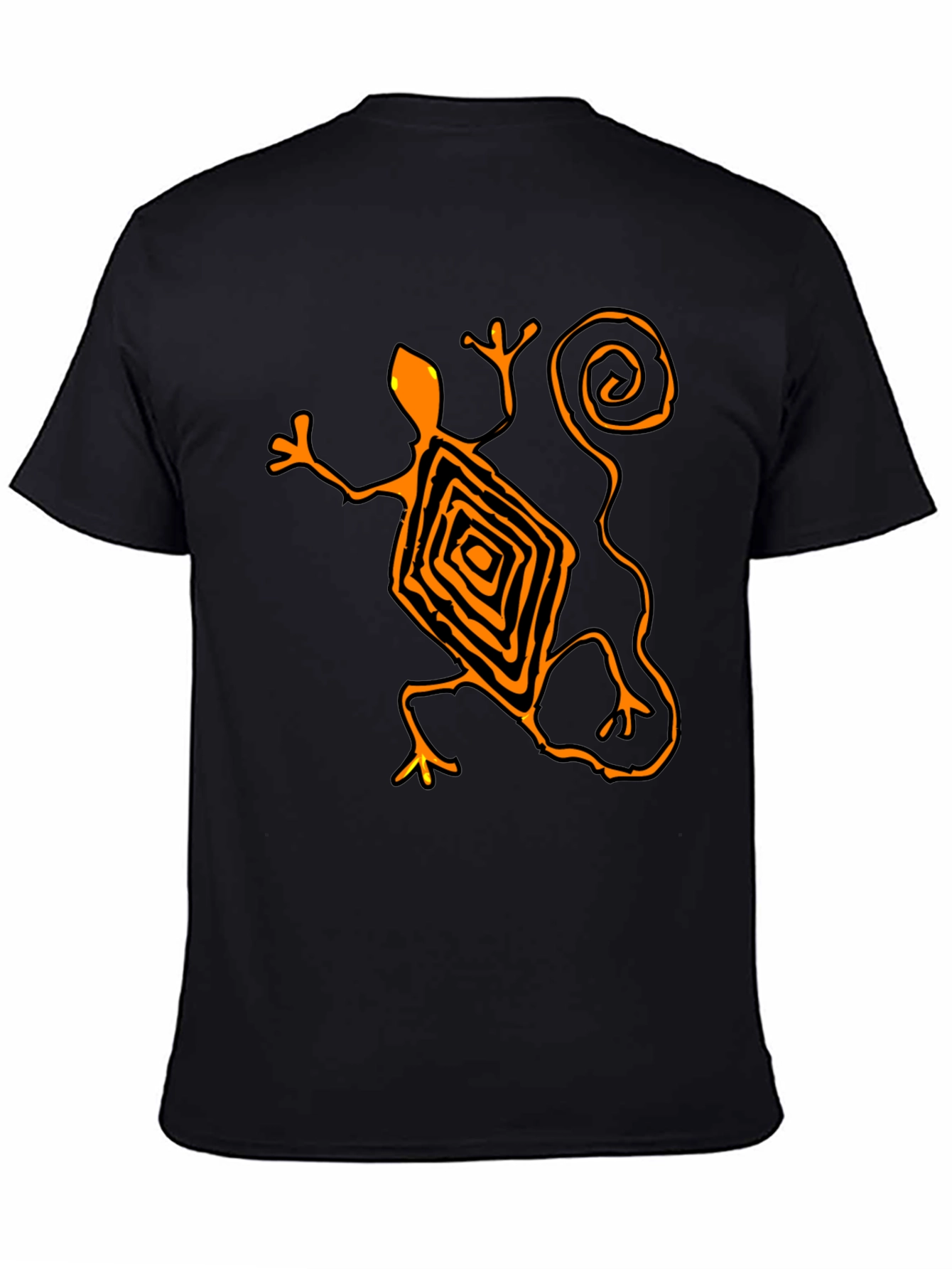 Lizard Graphic Tee - Mens Black T-Shirt