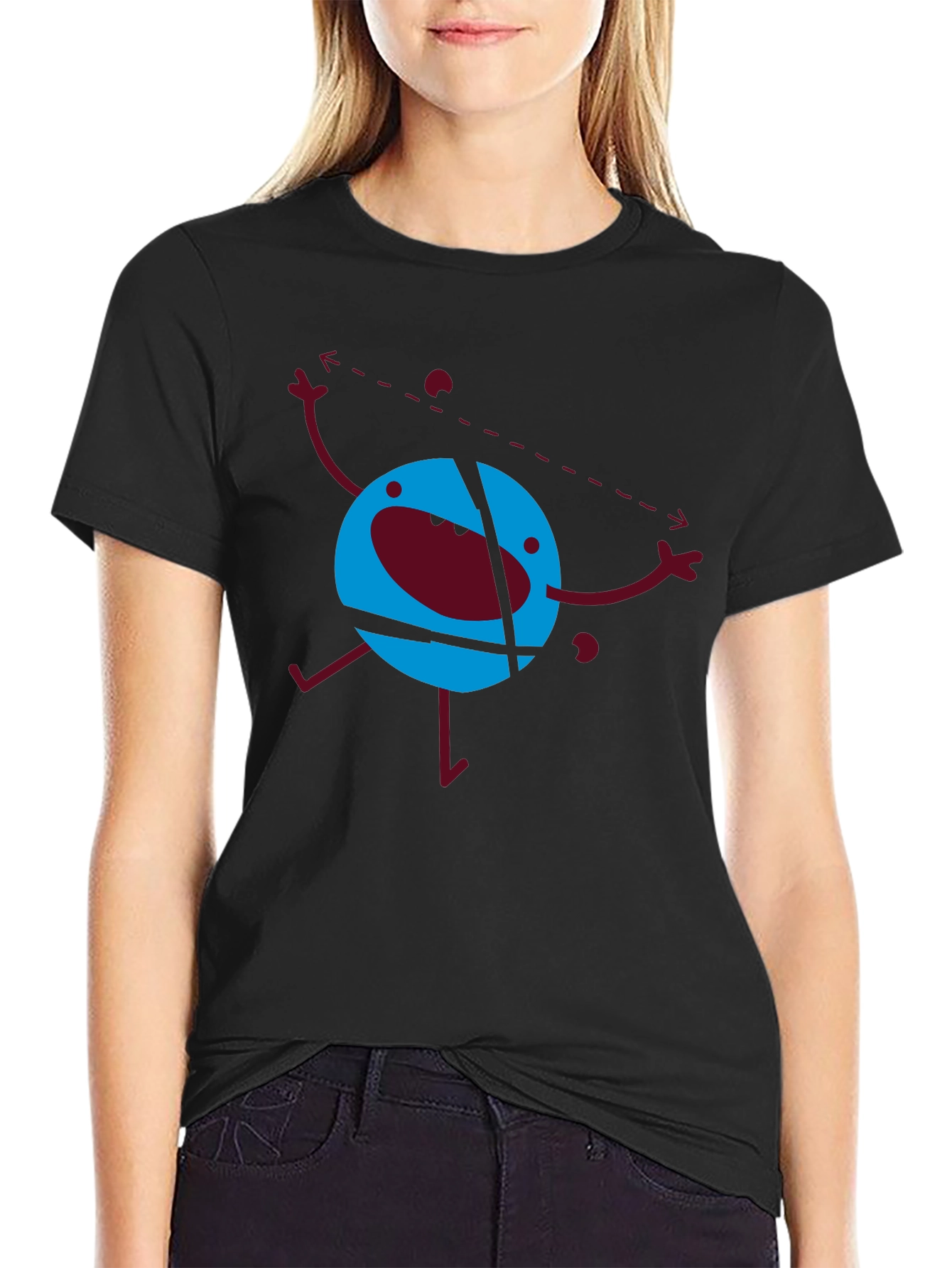 Abstract Graphic T-Shirt - Funky Design