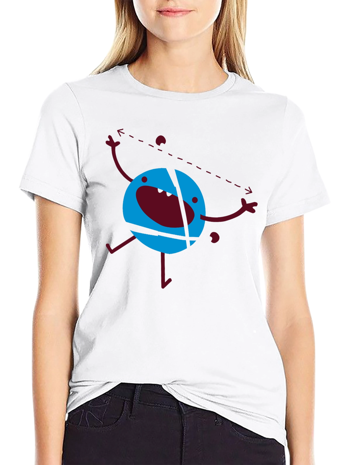 Abstract Graphic T-Shirt - Funky Design