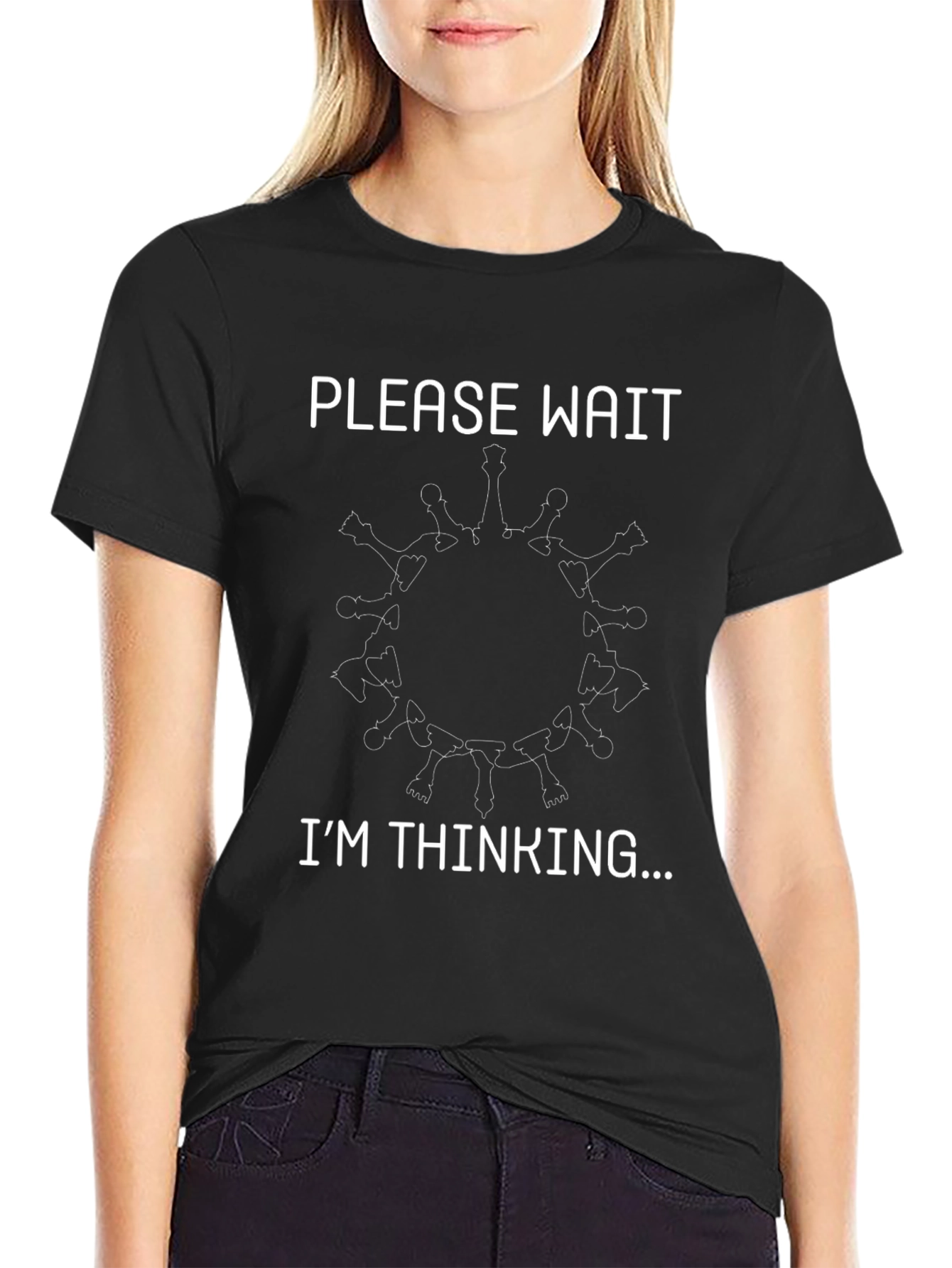 Chess Thinker T-Shirt - Wait Im Thinking!