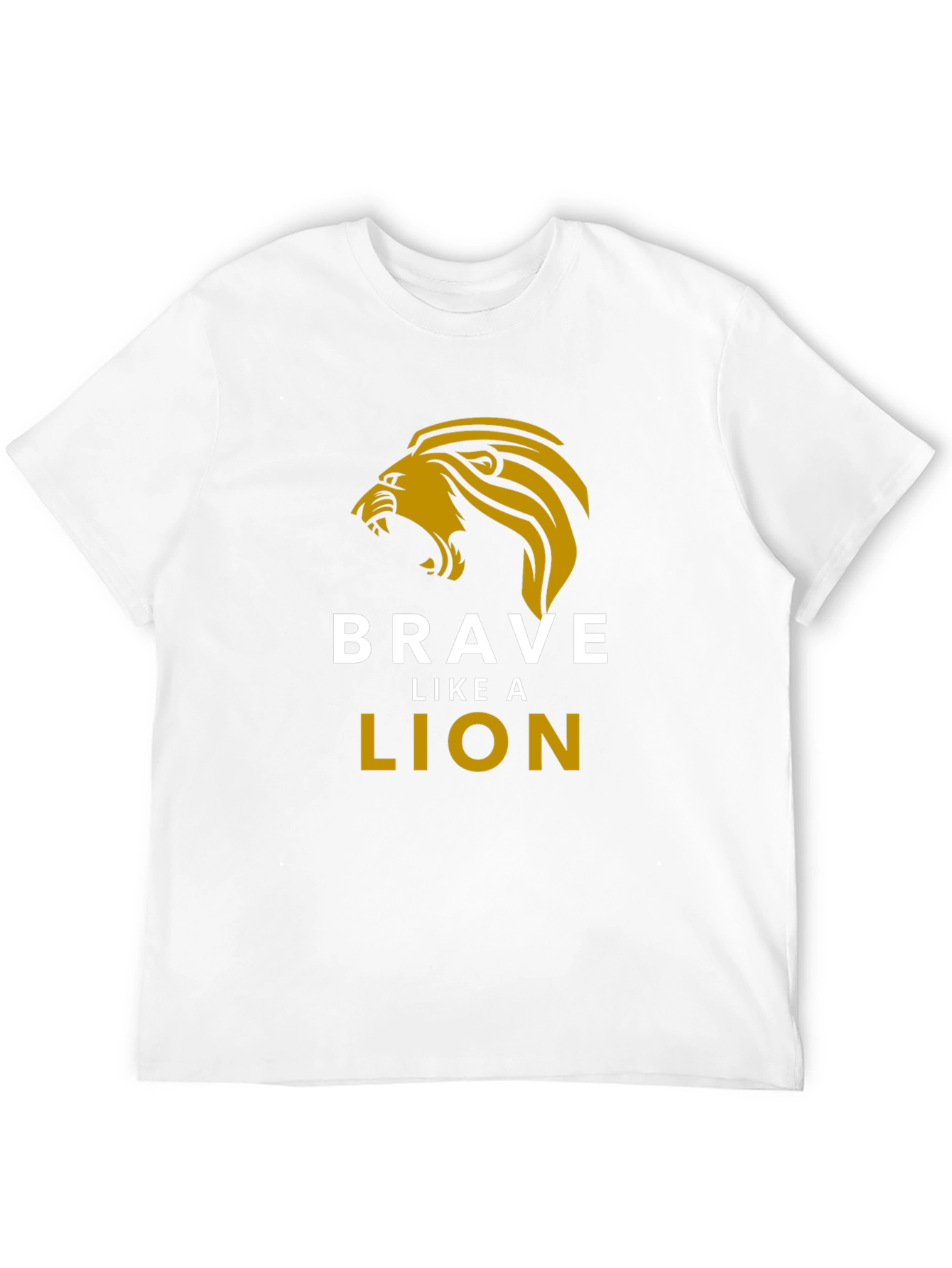 Brave Like a Lion Graphic Tee - Black