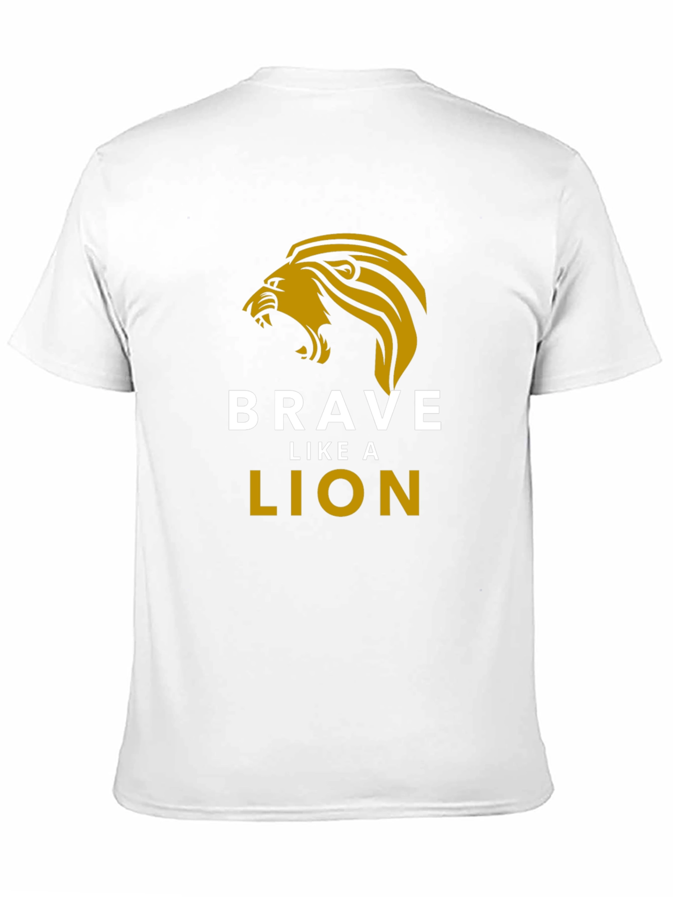 Brave Like a Lion Graphic Tee - Black