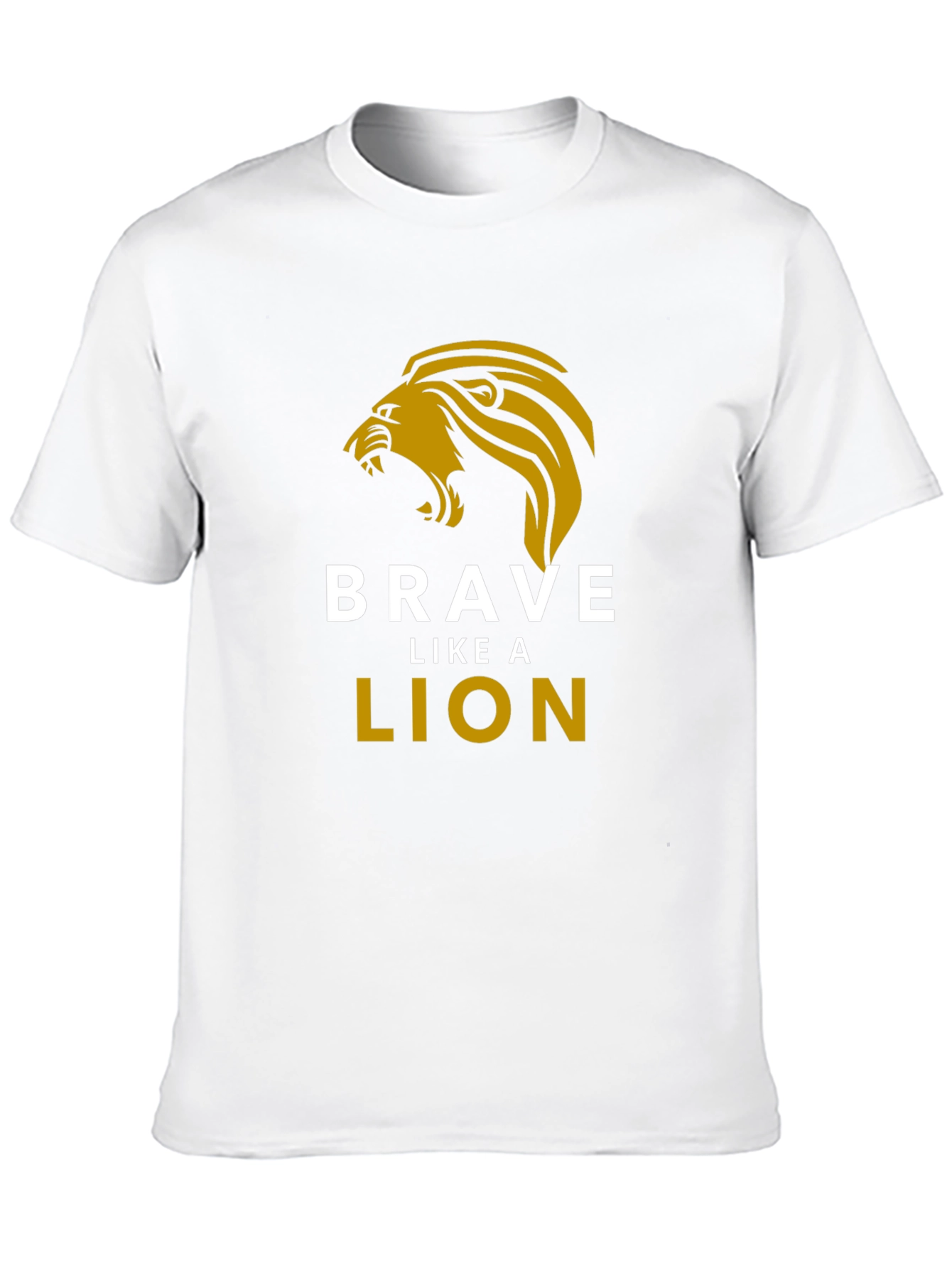 Brave Like a Lion Graphic Tee - Black