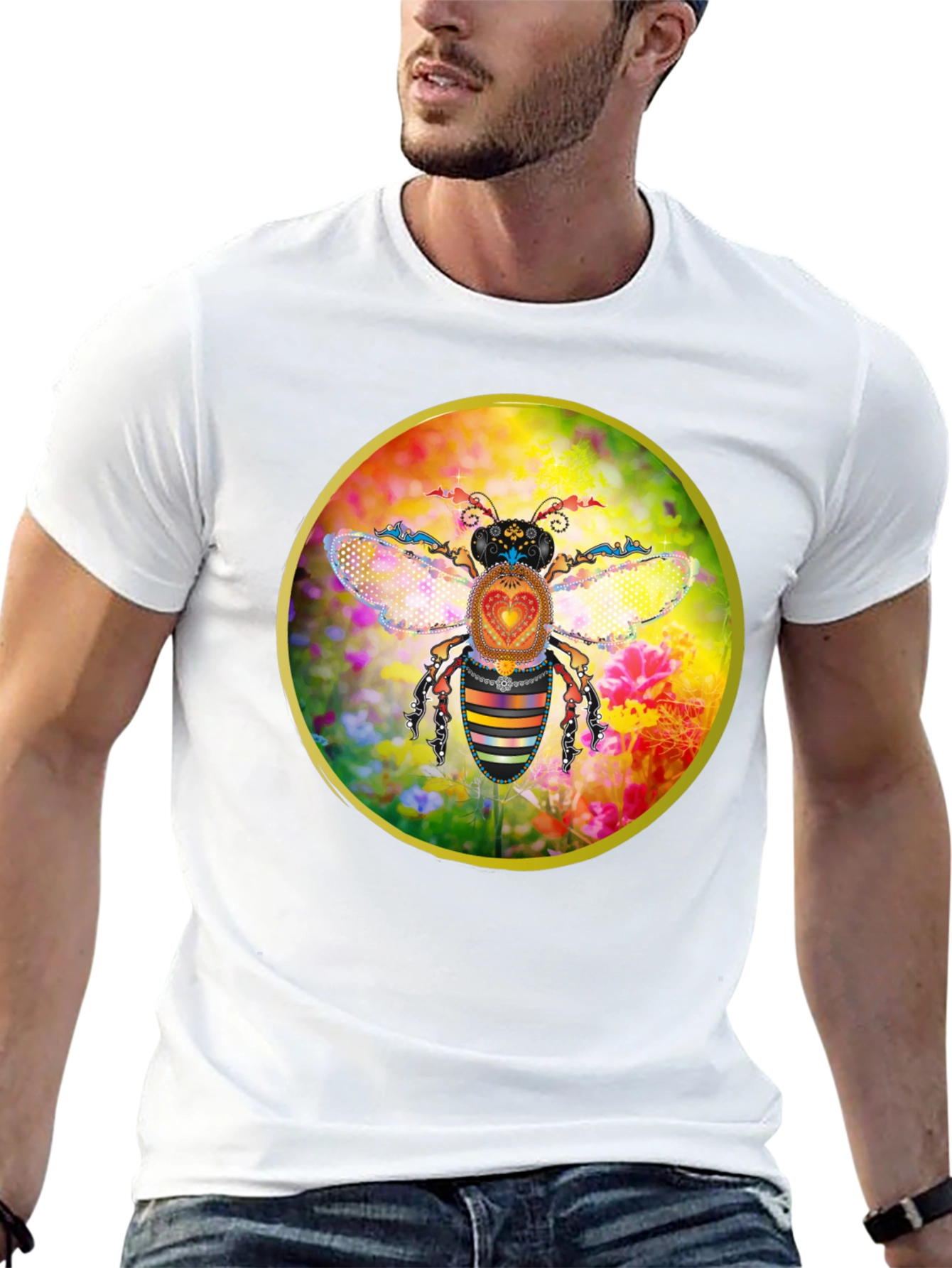 Bee Graphic Tee - Stylish & Unique Design