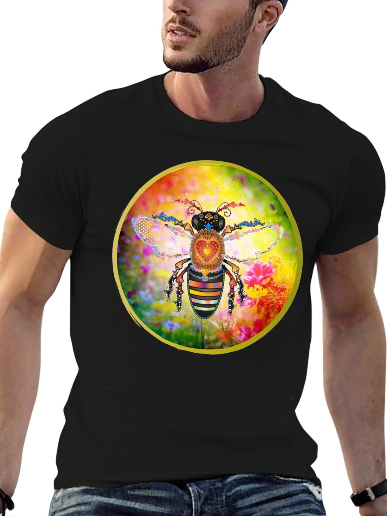 Bee Graphic Tee - Stylish & Unique Design
