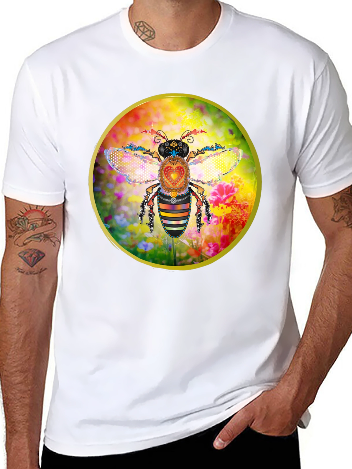 Bee Graphic Tee - Stylish & Unique Design