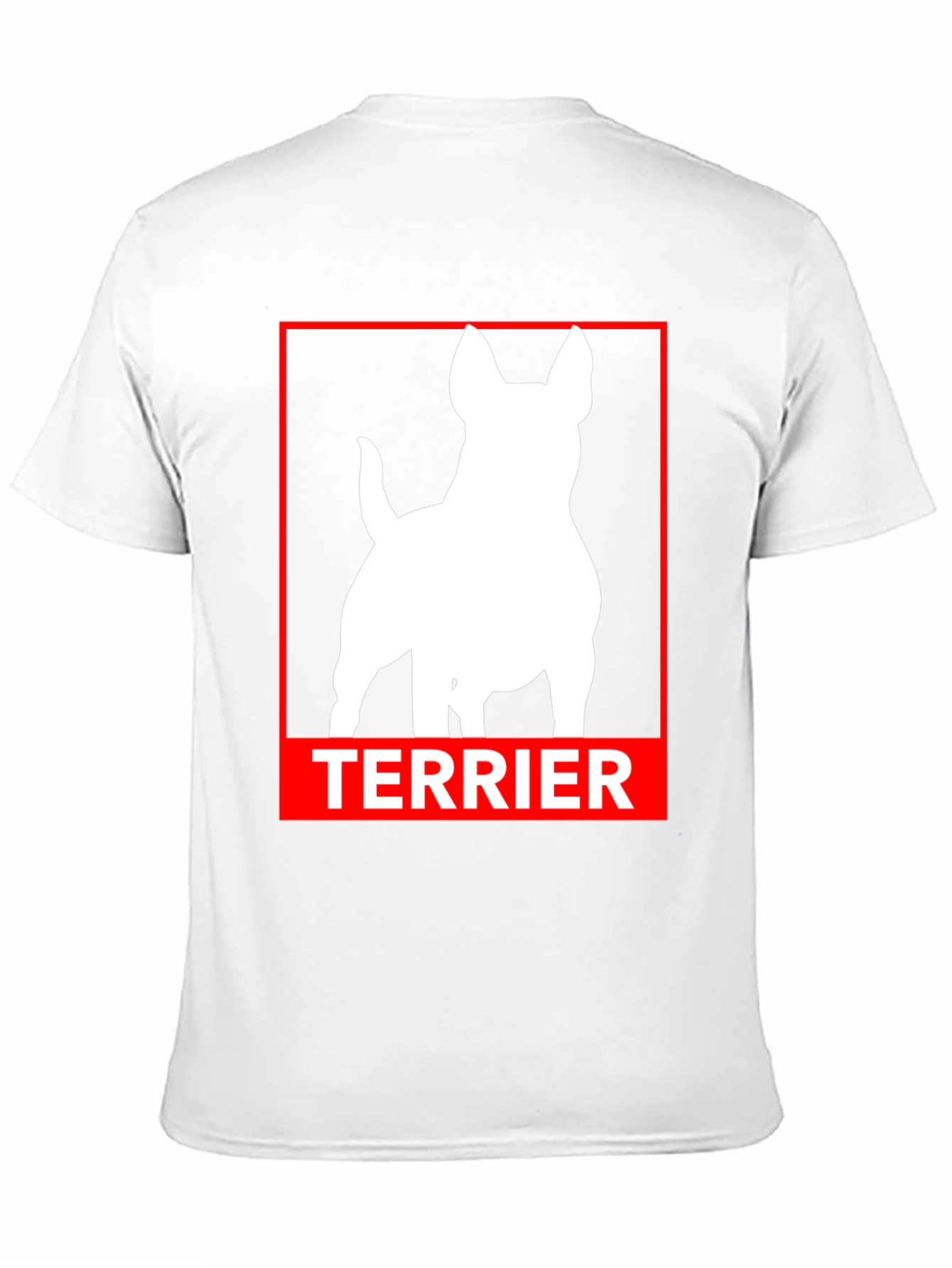 Terrier Dog Silhouette Graphic Tee