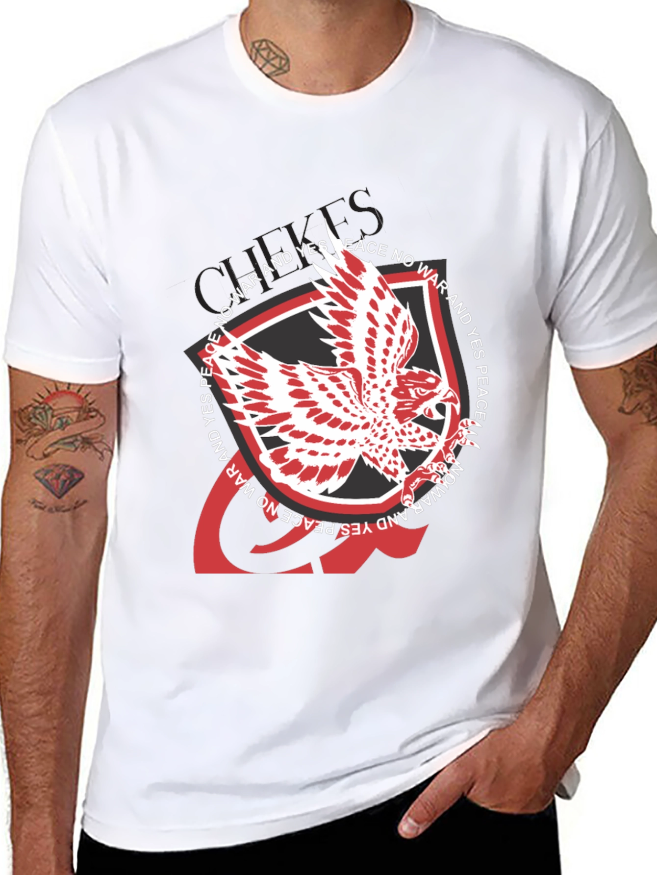 Peace Dove Graphic Black T-Shirt