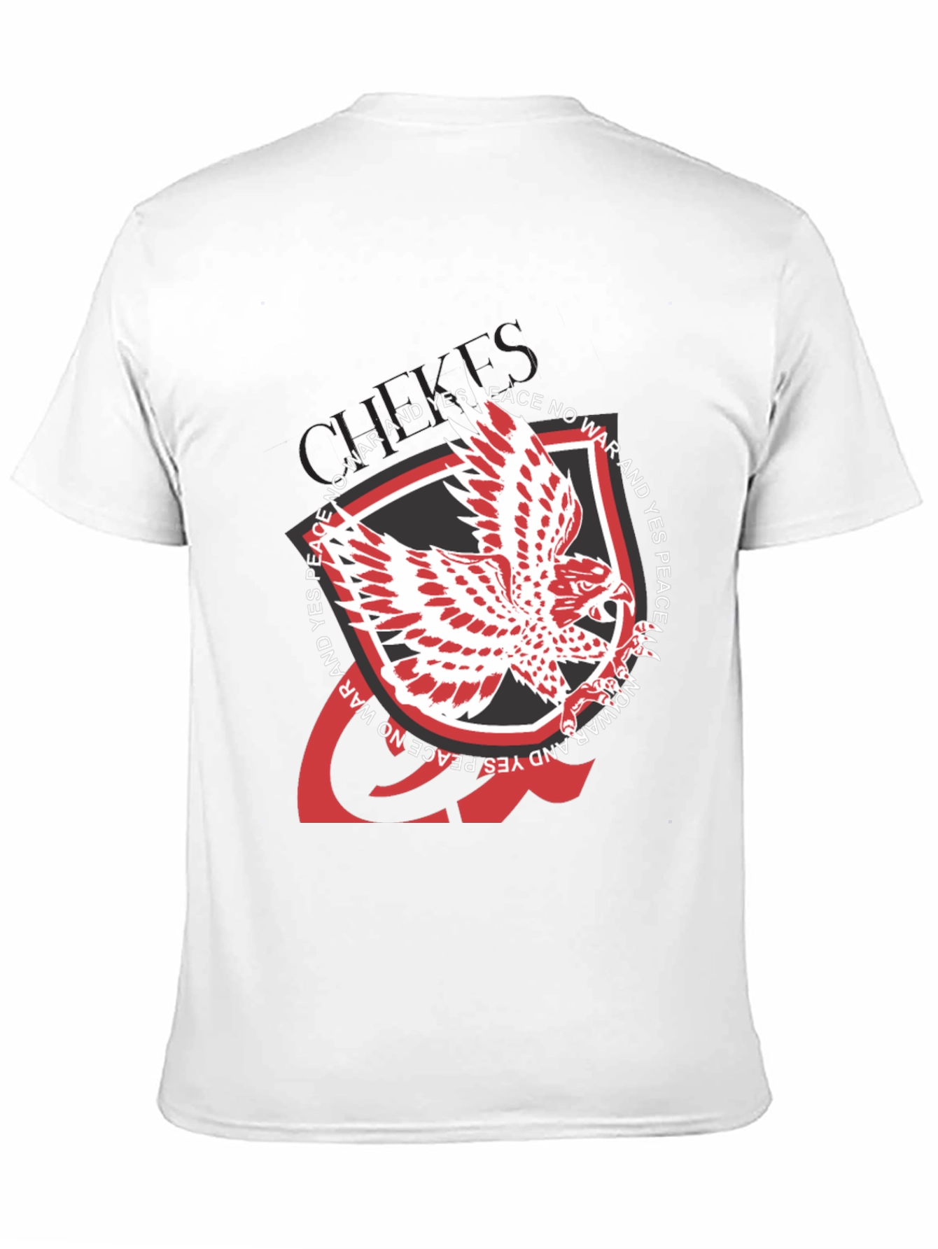 Peace Dove Graphic Black T-Shirt
