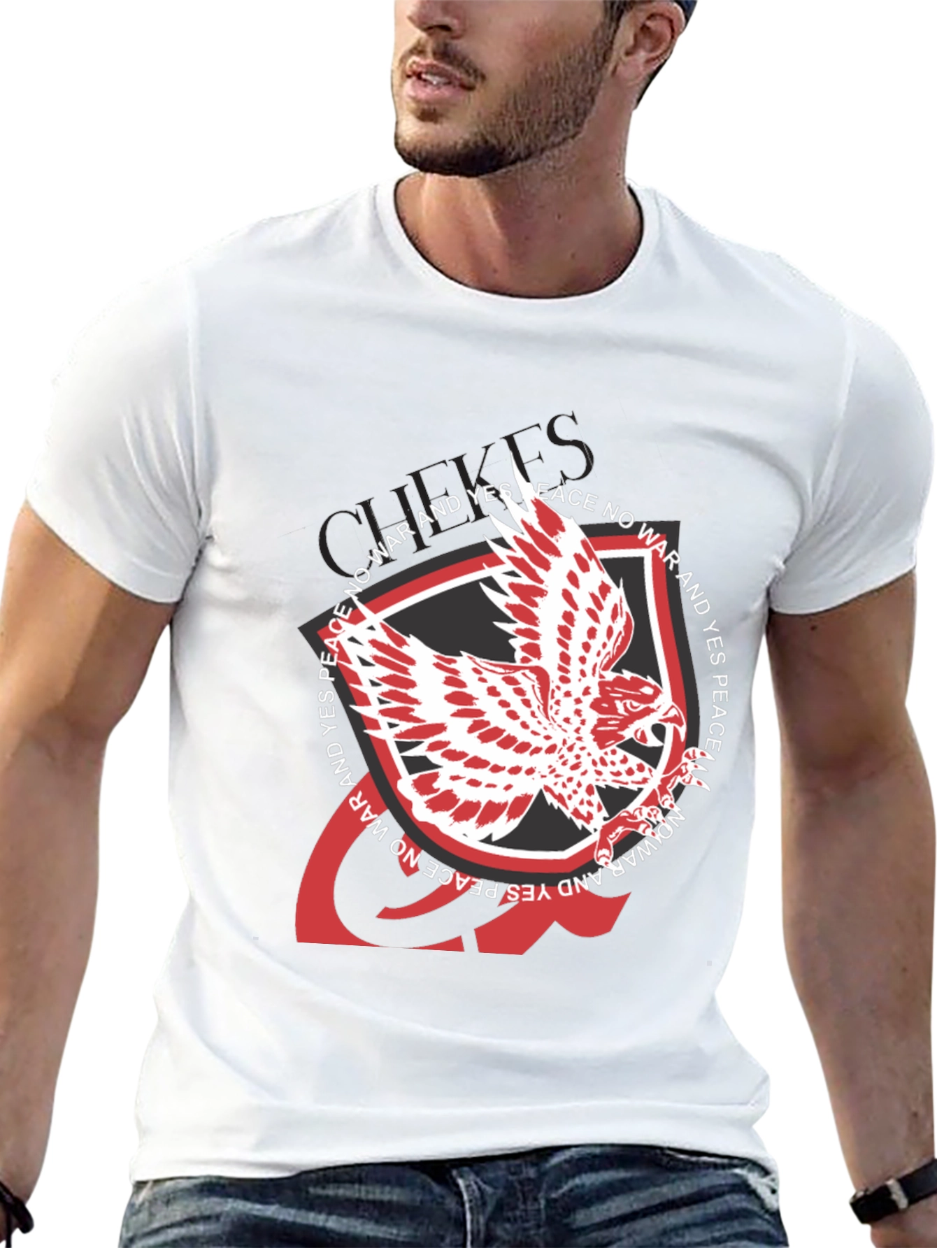 Peace Dove Graphic Black T-Shirt