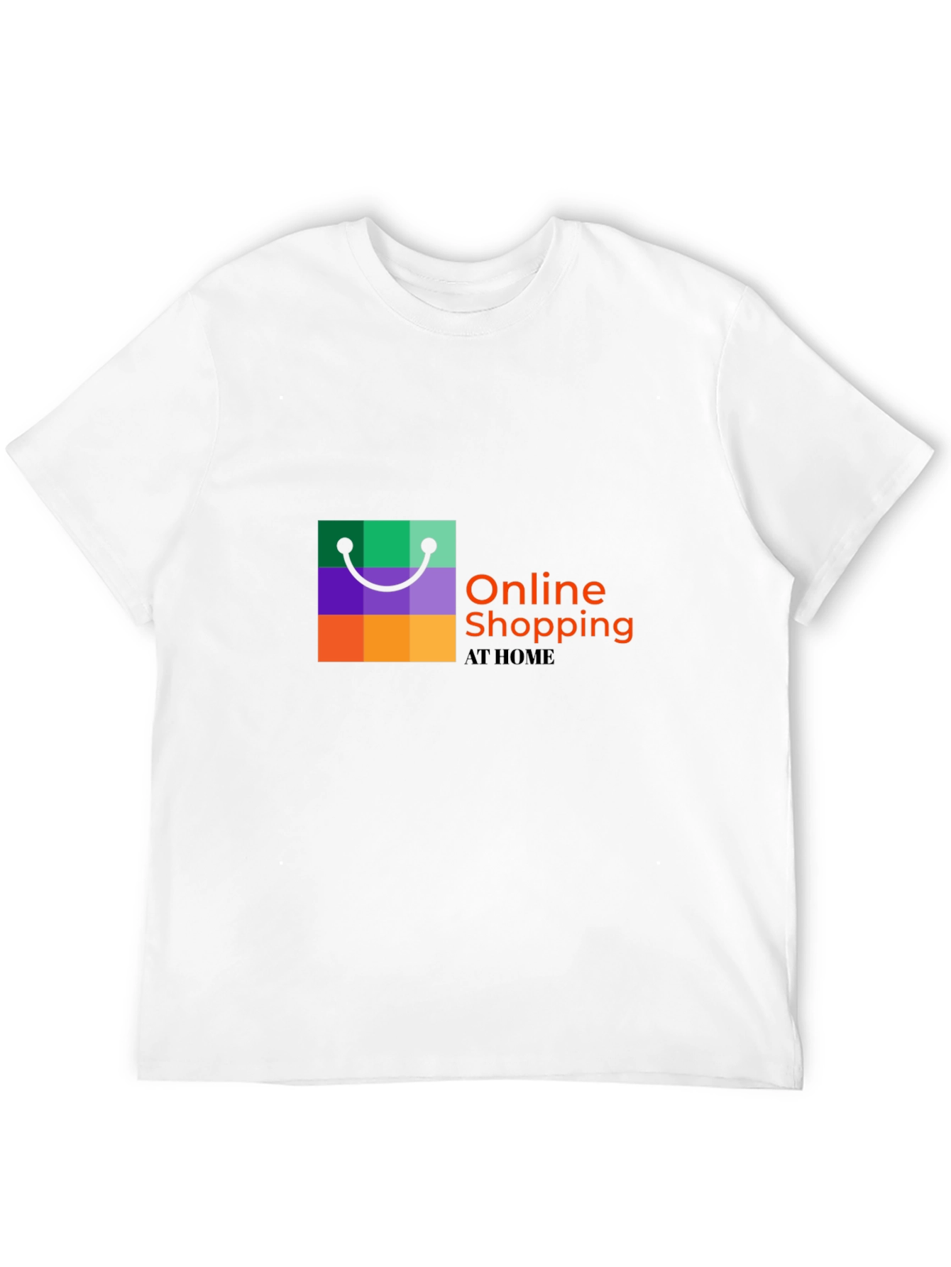 Online Shopping Black T-Shirt