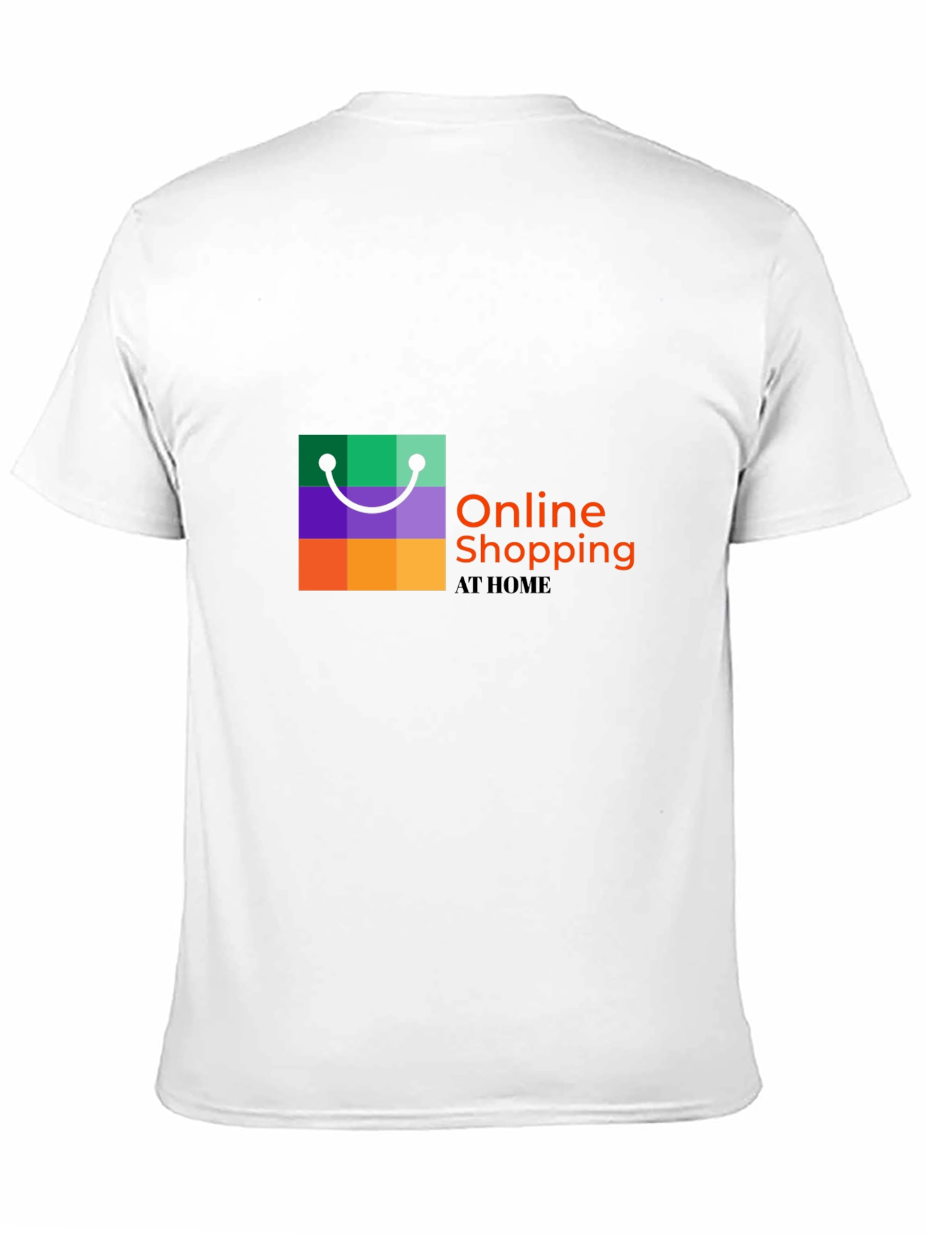 Online Shopping Black T-Shirt