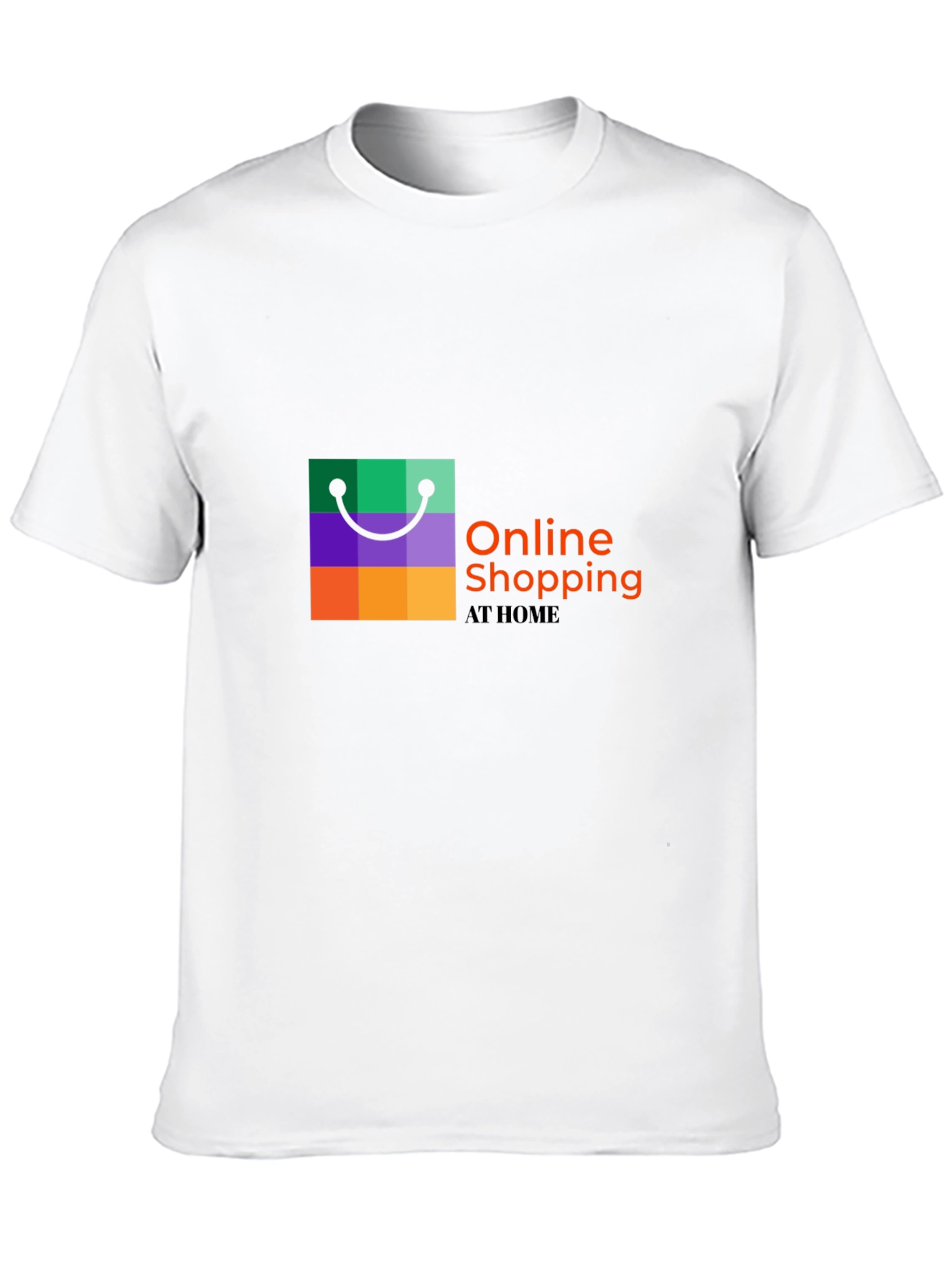 Online Shopping Black T-Shirt